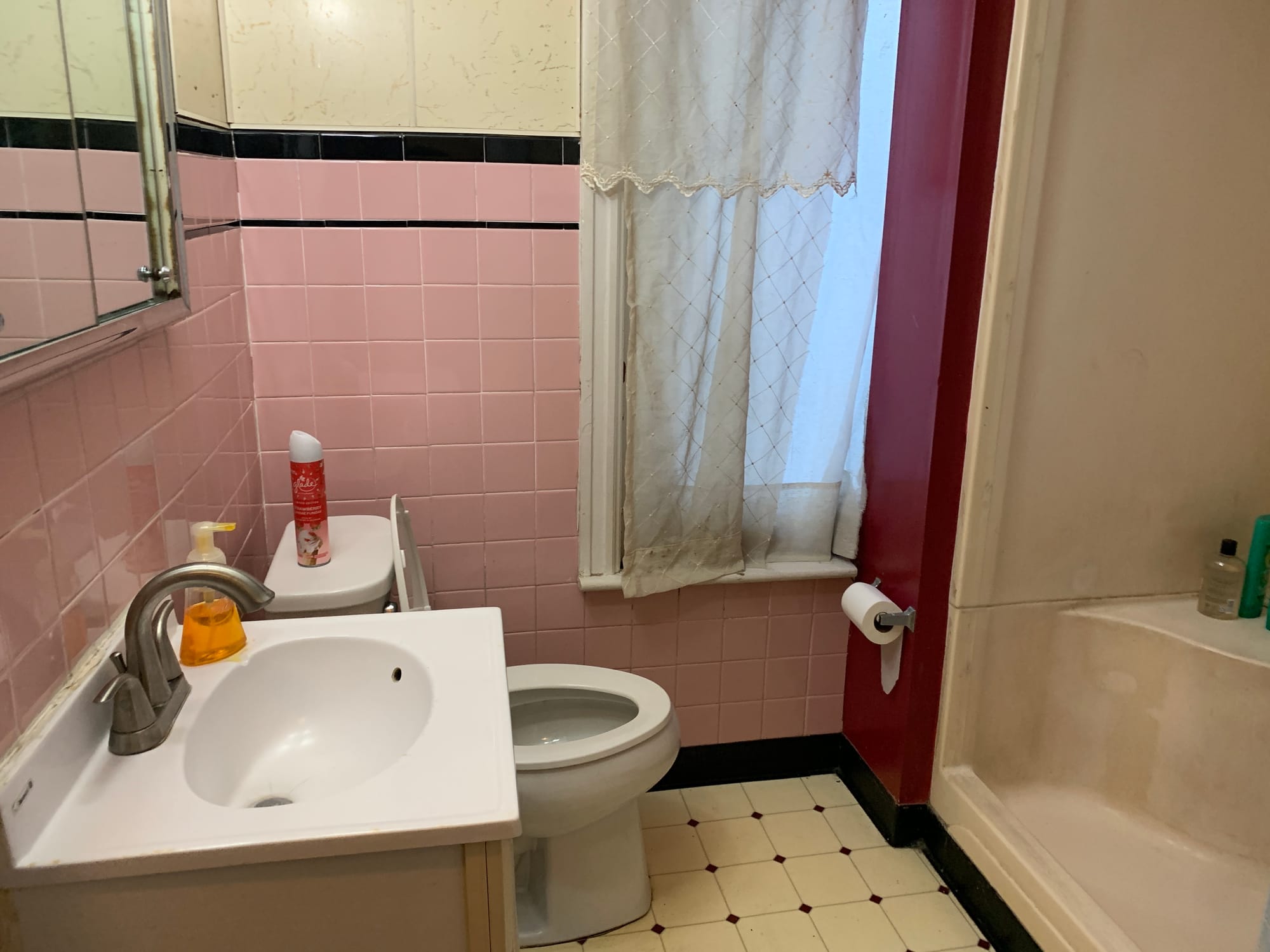 The bathroom of the recovery house