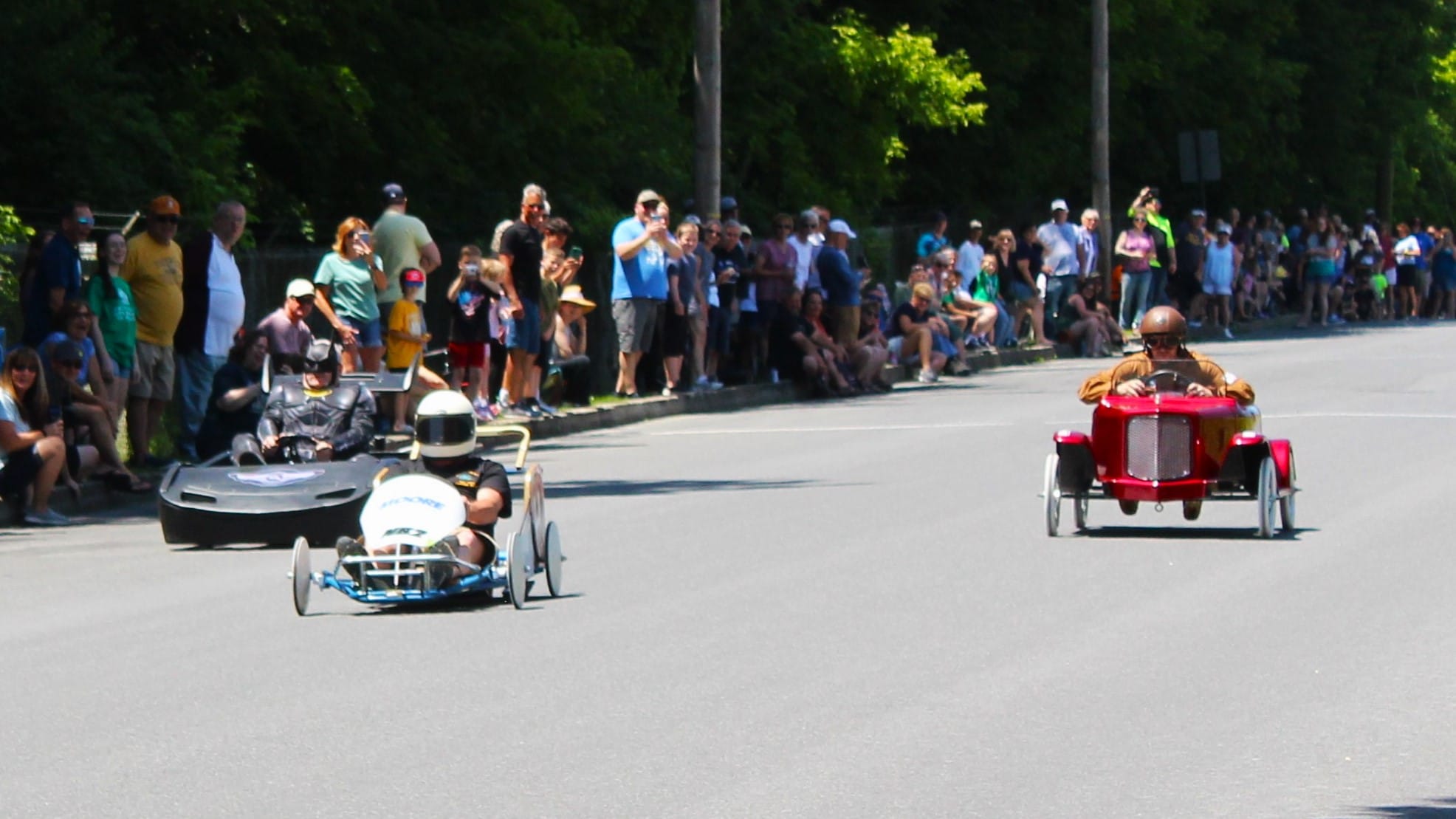 Organizers say 25 cars raced in the 7th iteration of the Nazareth Adult Soap Box Race, putting a spotlight on the area's raci
