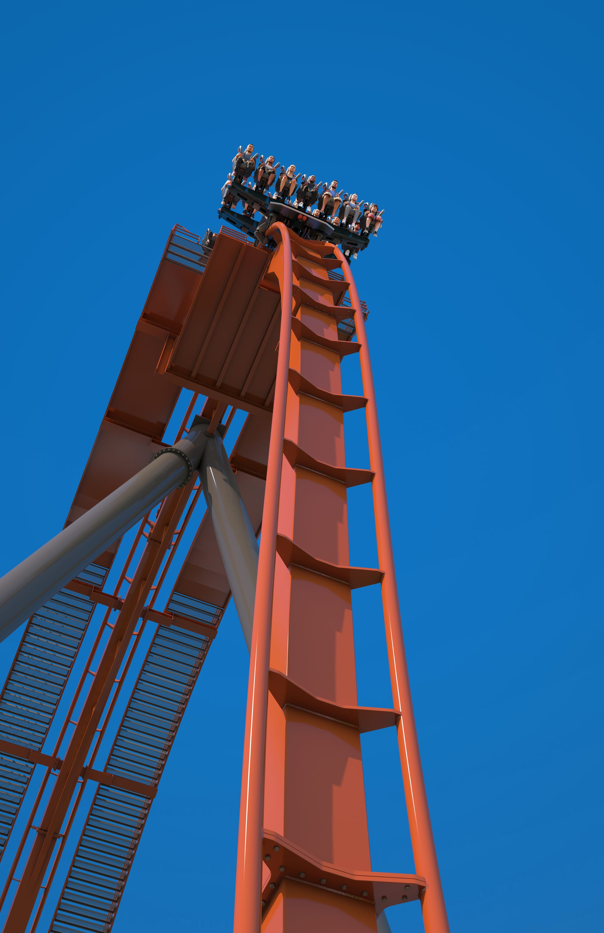 The Iron Menace roller coaster coming to Dorney Park in 2024.