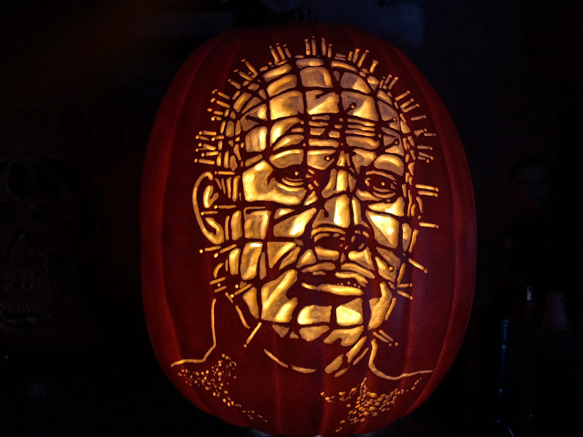 It can take hours or even days for Ian Fetterman, of Palmer Township, to meticulously carve intricate scenes onto the skin of