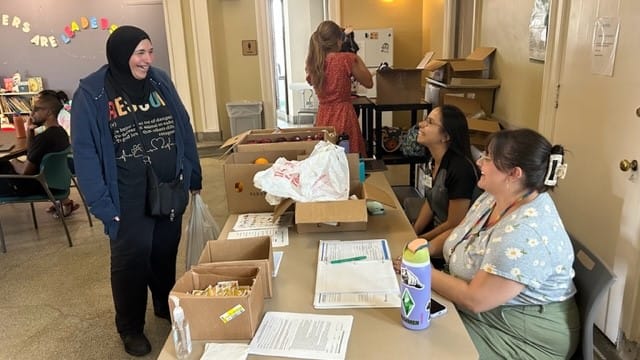 Seham Abdel-Karim, of Breingsville, said she has been picking up free lunches for her nieces and nephews for the past 3 years