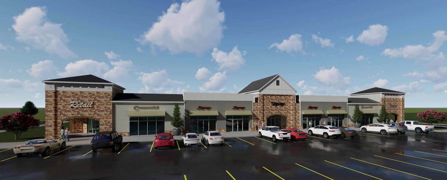 Renderings for the North Krocks Road Mixed Use Development Project Concept