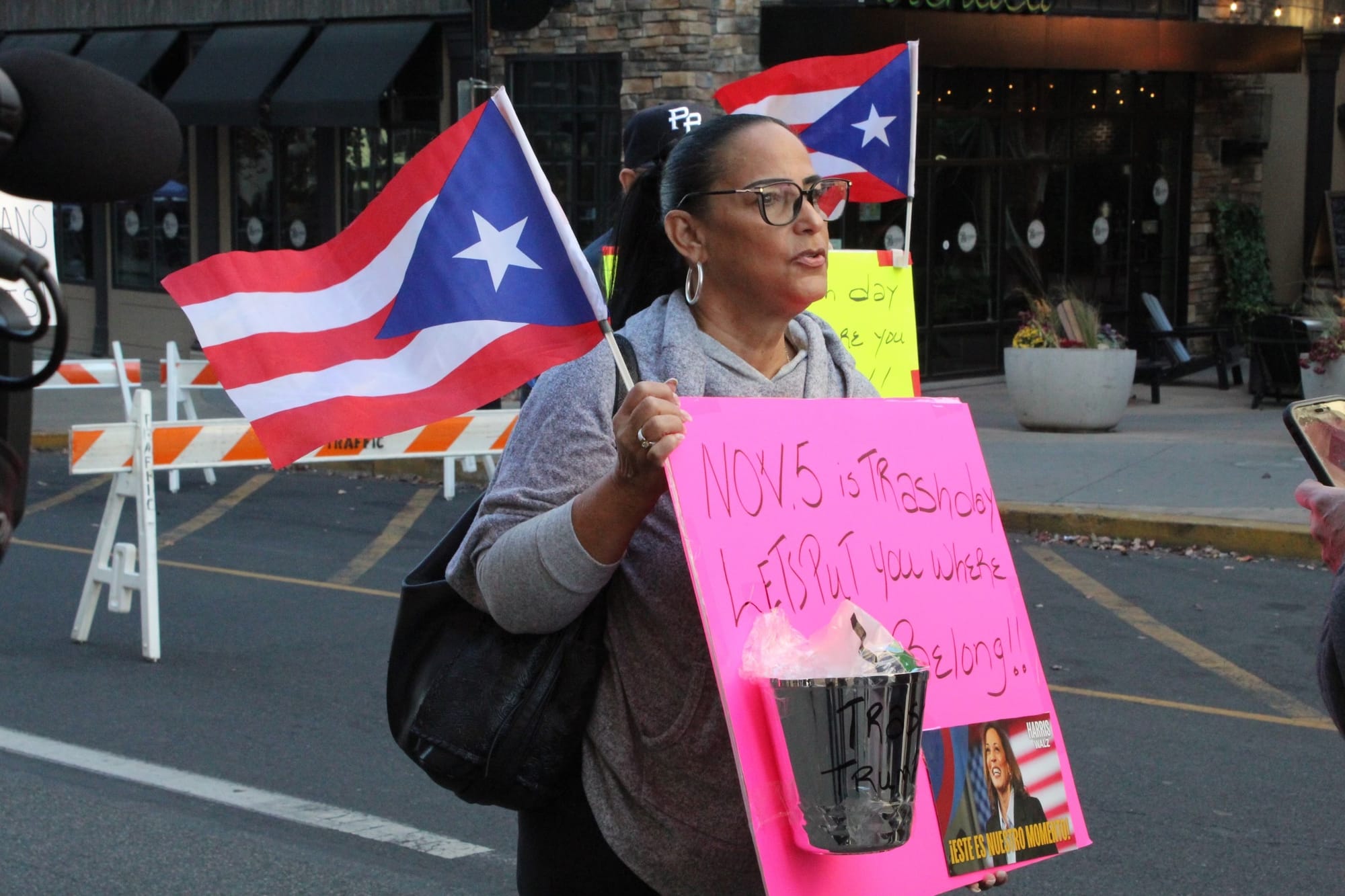 Siblings Carlos and Ivey Figueroa (pictured above) said they were deeply offended by comedian Tony Hinchcliffe's comment duri