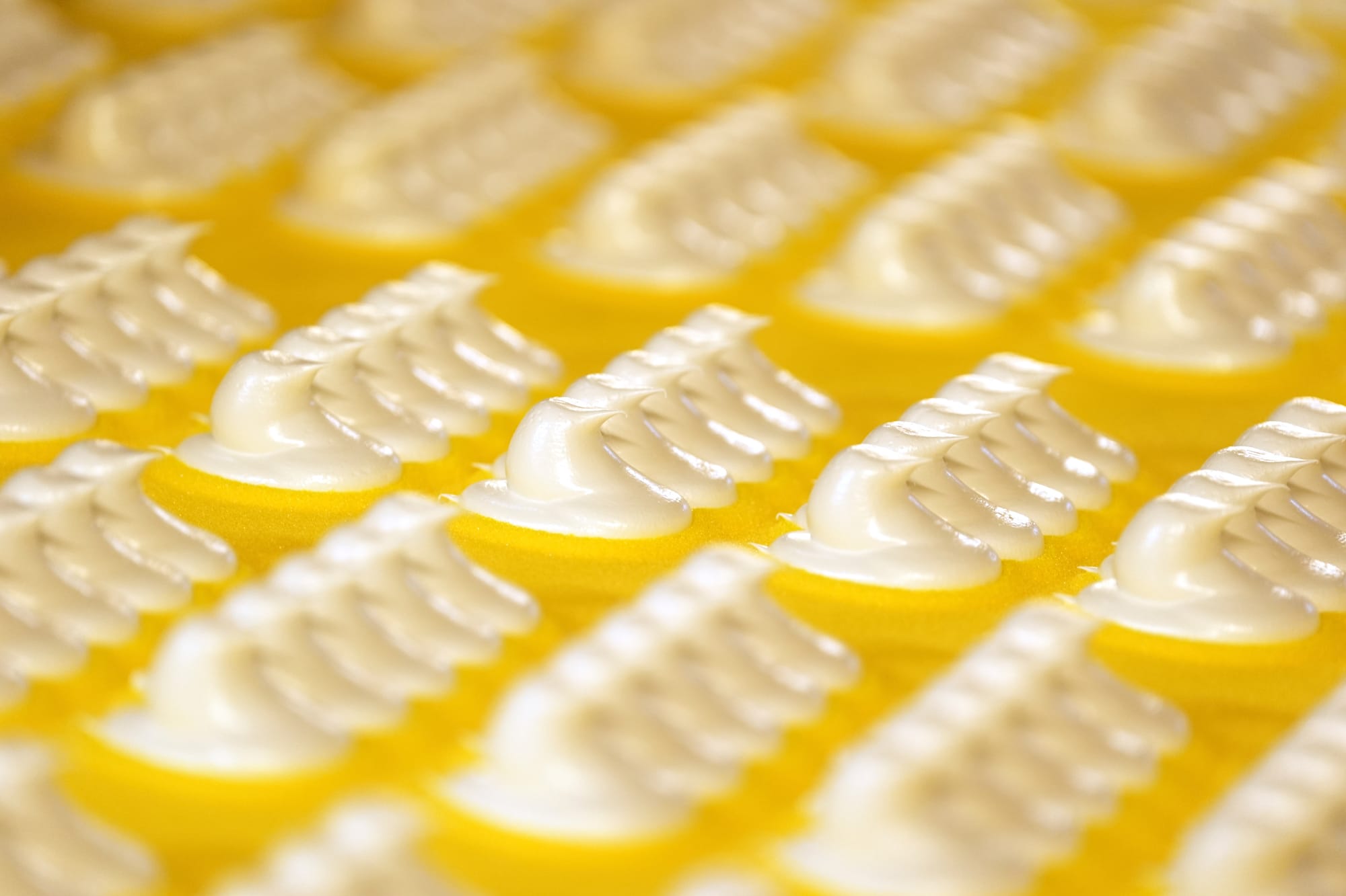 Peeps marshmallow treats move through the manufacturing process at the Just Born factory in Bethlehem, Pa., Thursday, April 1