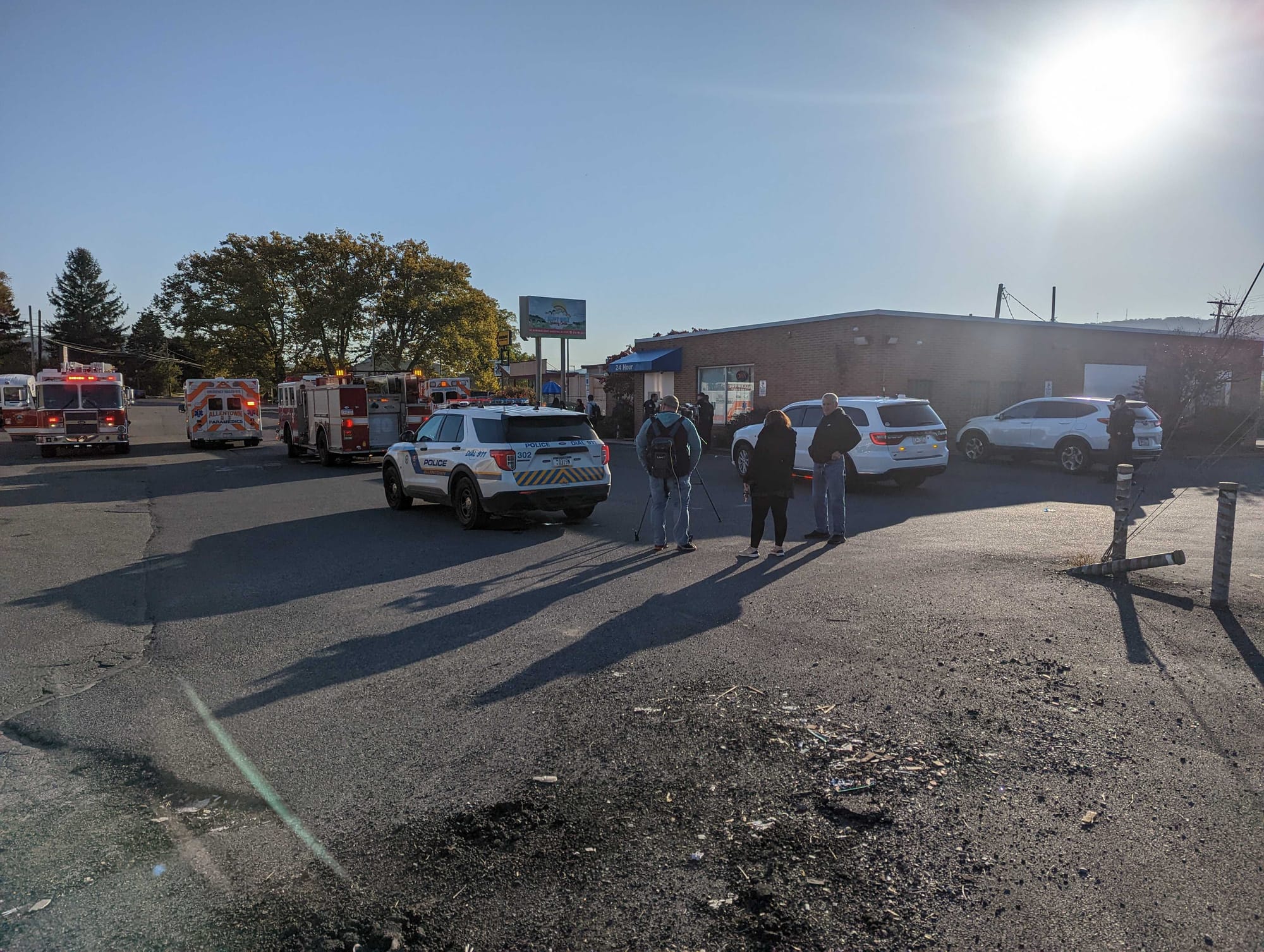 Dozens of people were hospitalized after being exposed to high levels of carbon monoxide at an Allentown day care facility Tu