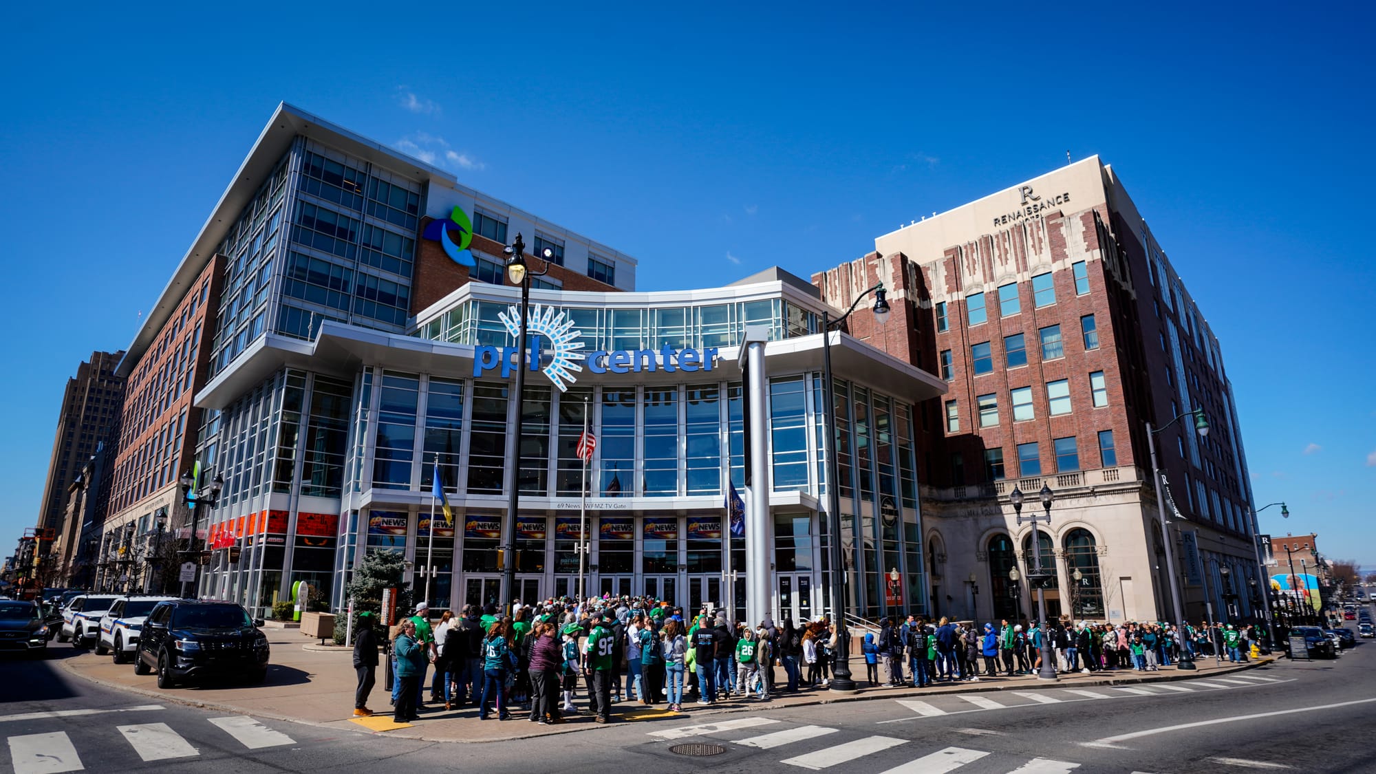 A Lehigh Valley celebration for Philadelphia Eagles running back Saquon Barkley was held at PPL Center in Allentown, Pa. on S