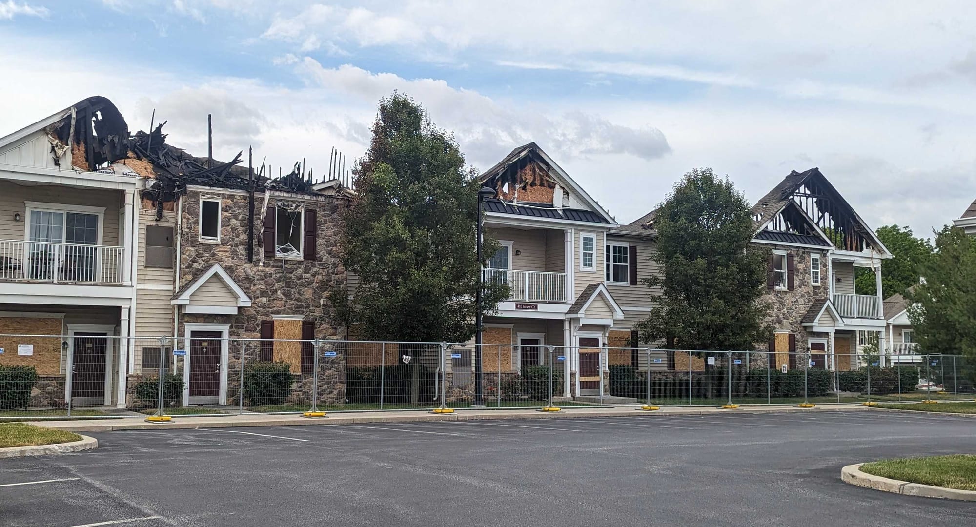 Lightning is the confirmed cause of a fire that destroyed an Allen Township apartment building on June 16 at The Residences a