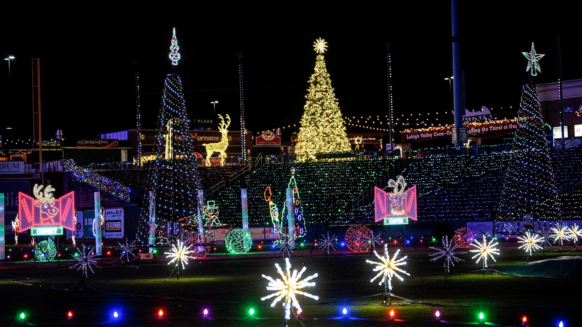 The Lehigh Valley IronPigs are hosting Illumination, a display of brilliant lights throughout Coca-Cola Park as they start th
