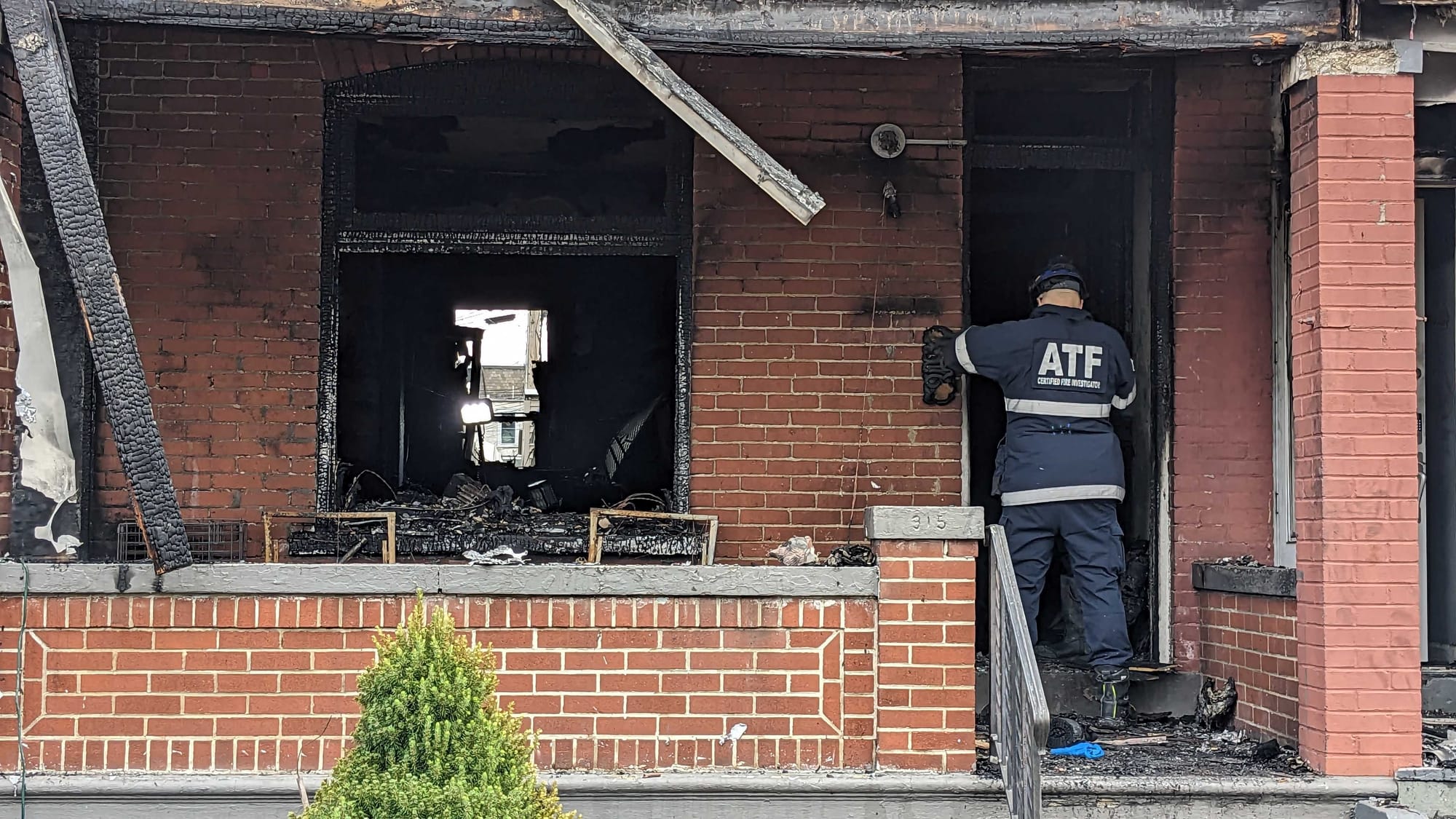 The Bureau of Alcohol, Tobacco and Firearms (ATF) is on the scene.