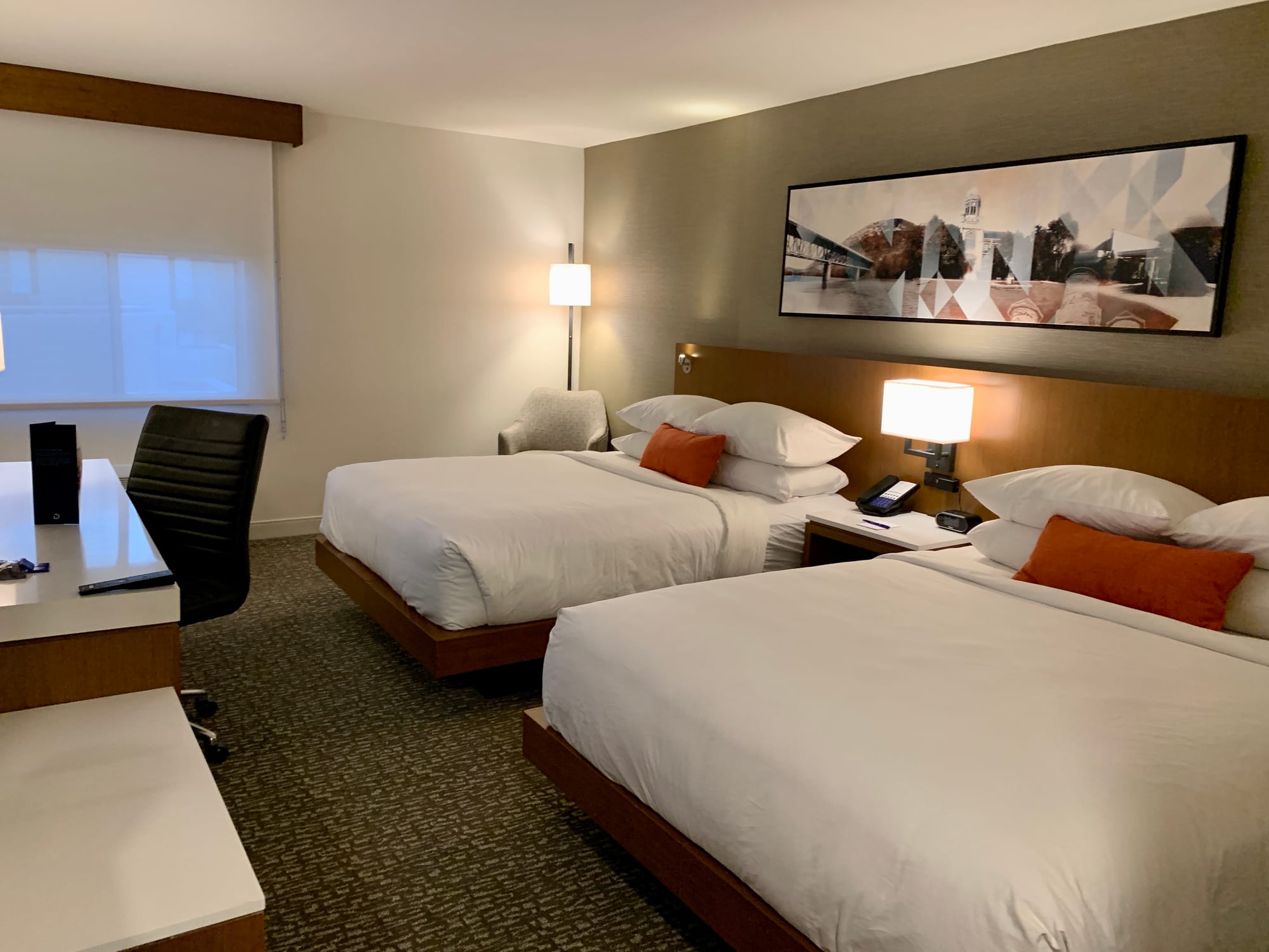 A room in Delta by Marriott Allentown Lehigh Valley.