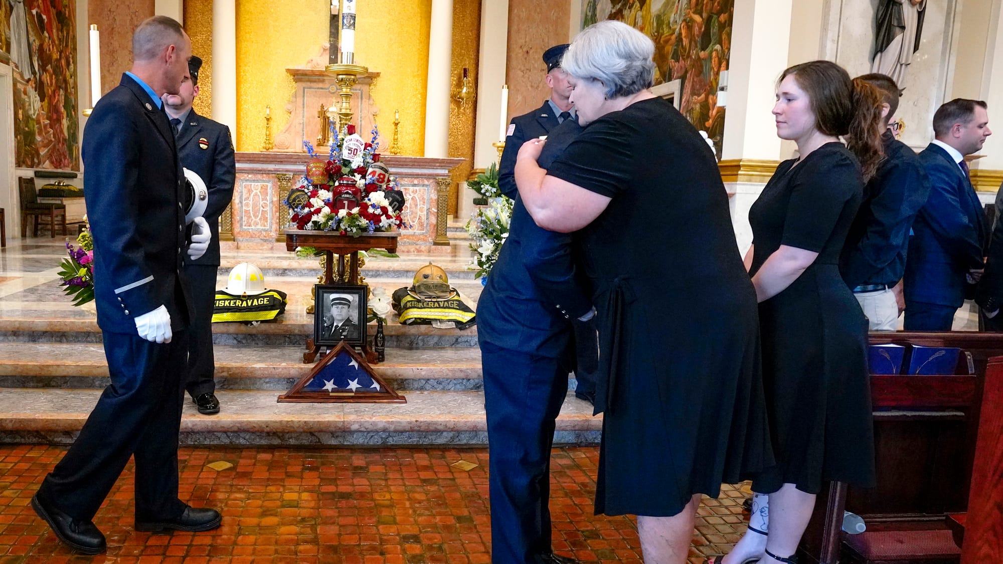 A mass of Christian Burial was held at the Cathedral of S. Catharine of Siena for the late Allentown Fire Department Assistan