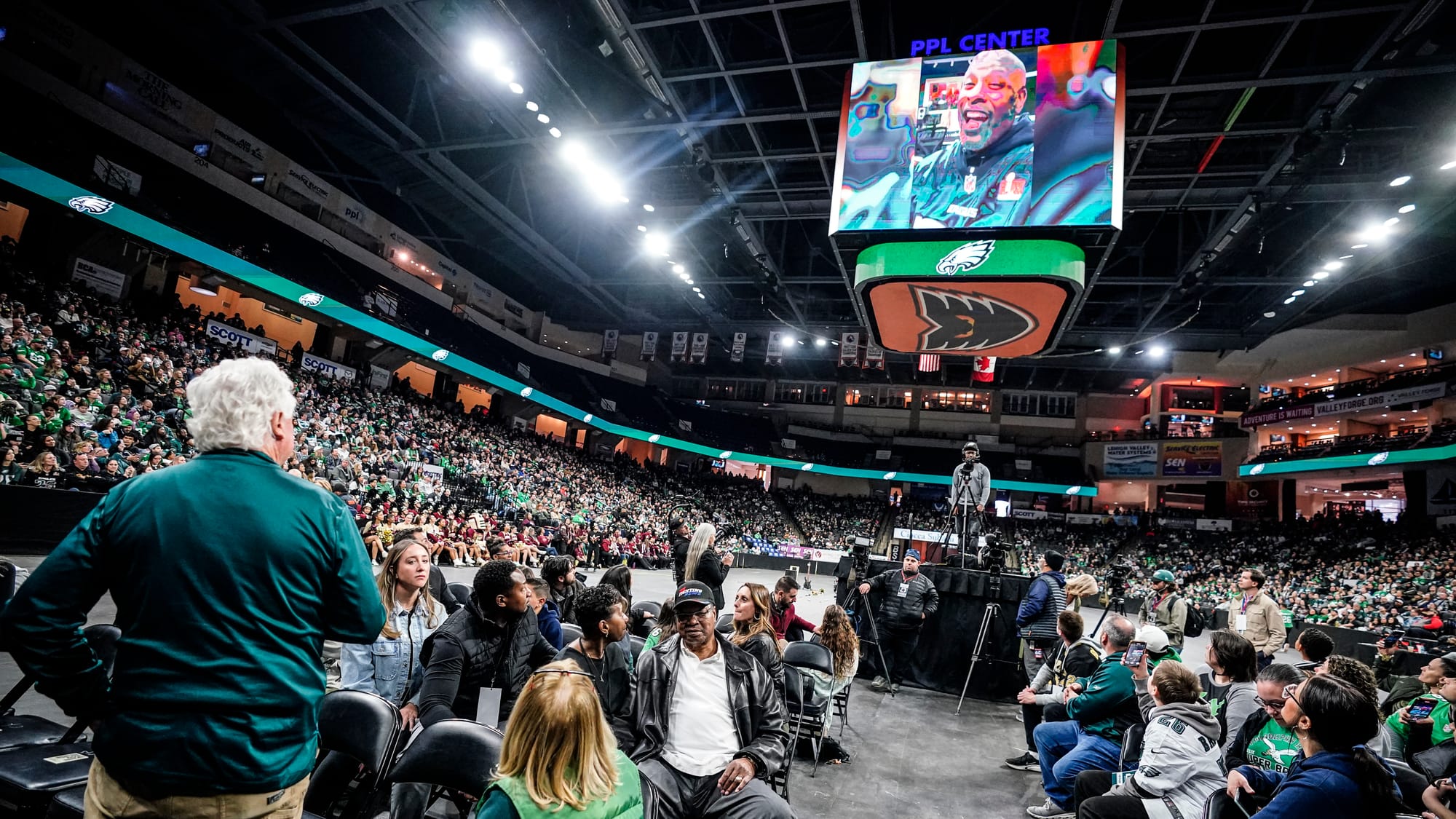 A Lehigh Valley celebration for Philadelphia Eagles running back Saquon Barkley was held at PPL Center in Allentown, Pa. on S