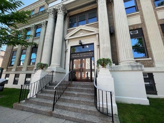 The Allentown Health Bureau on N. 6th Street.