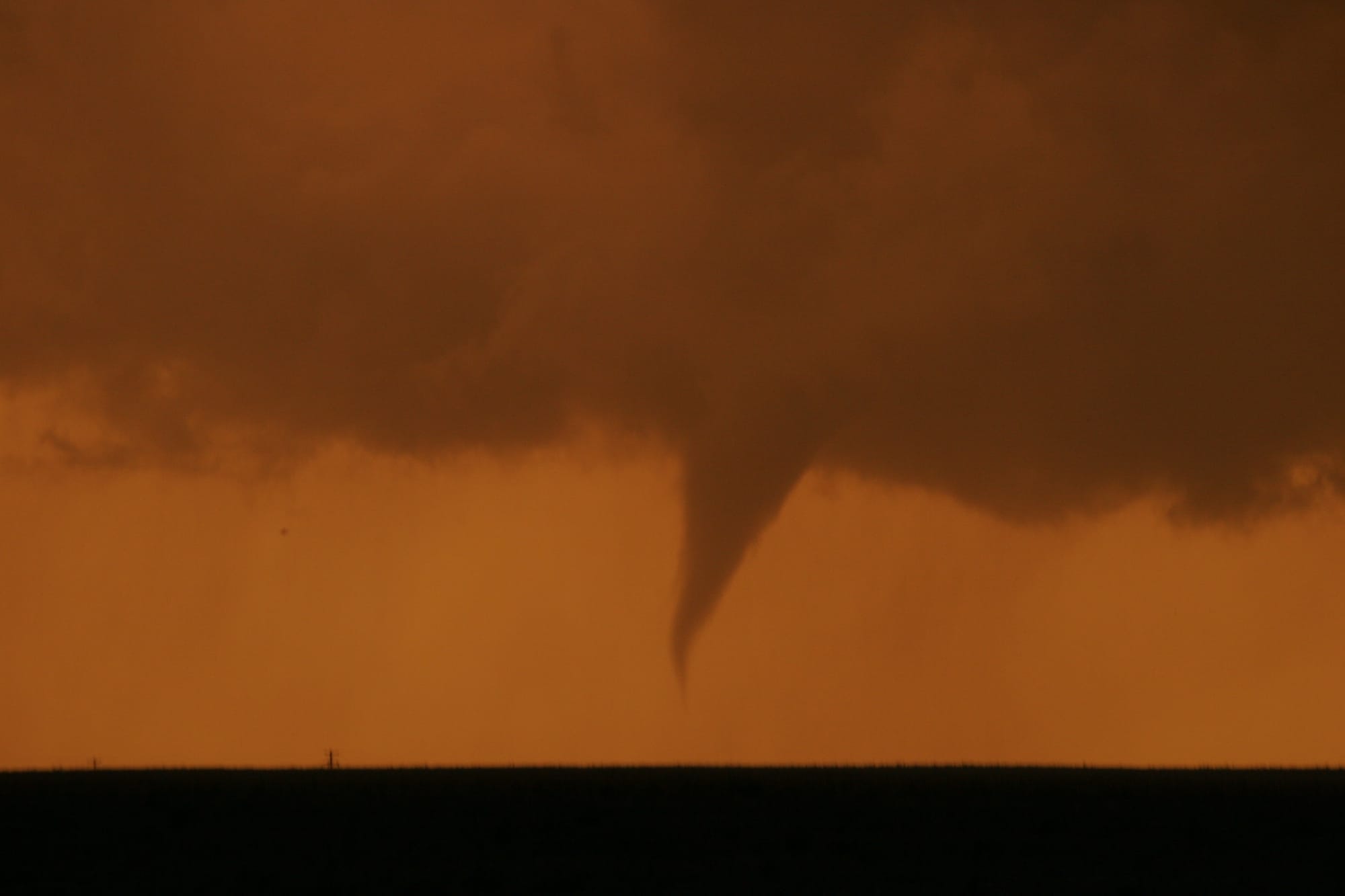 A tornado in Kansas.