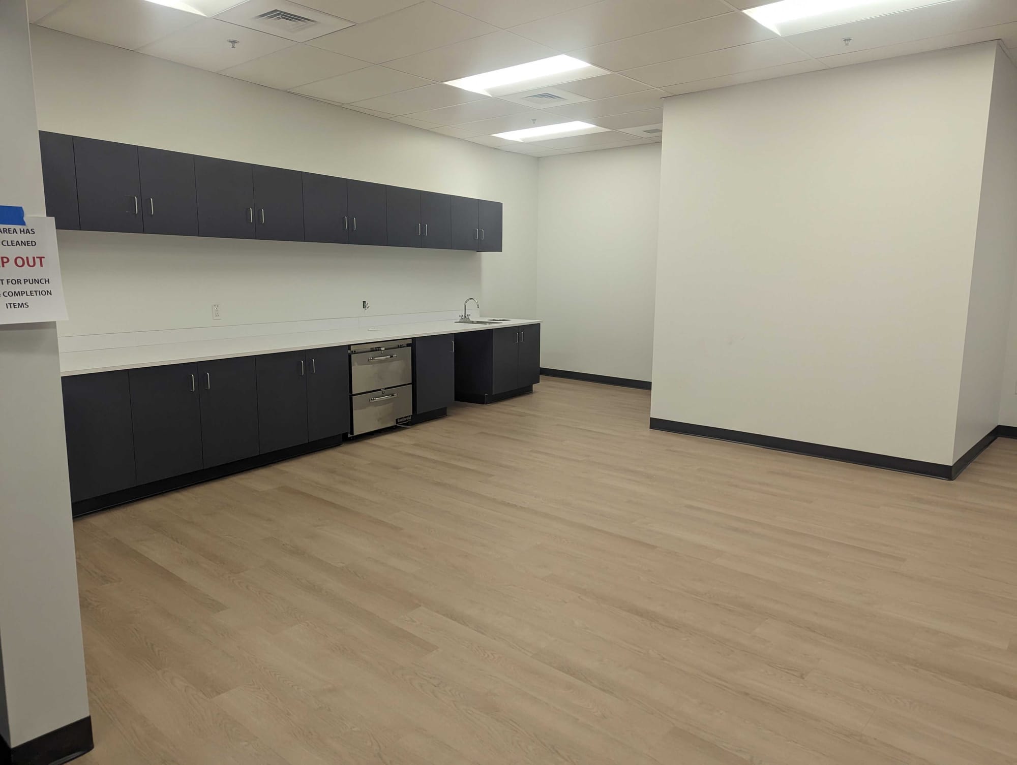 Part of the new visitors' clubhouse at Coca-Cola Park.