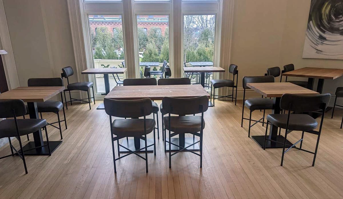 The Wilbur Mansion has been transformed into a boutique hotel, restaurant and event space.