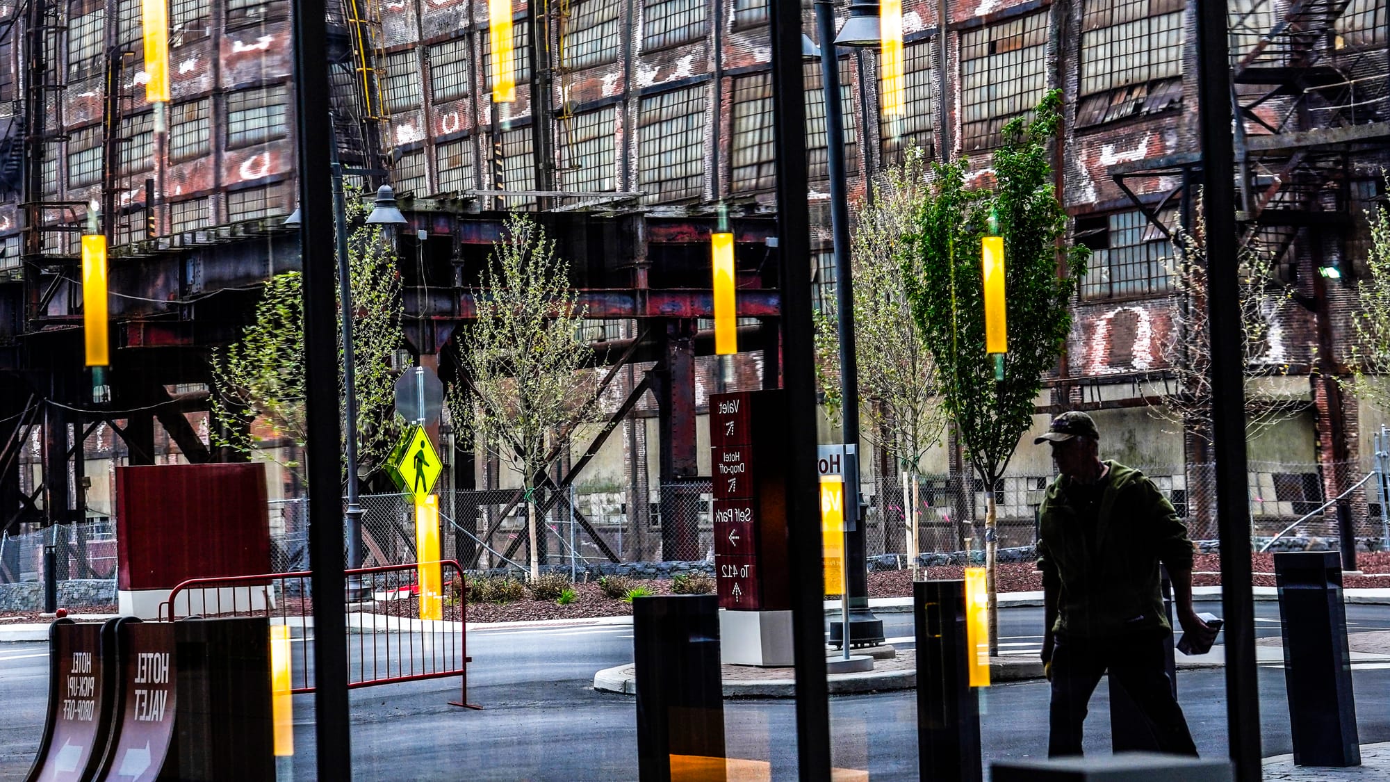 Bethlehem Steel is reflected in the front window of Wind Creek. Wind Creek Hotel and Resort, Bethlehem, shows off $160 millio