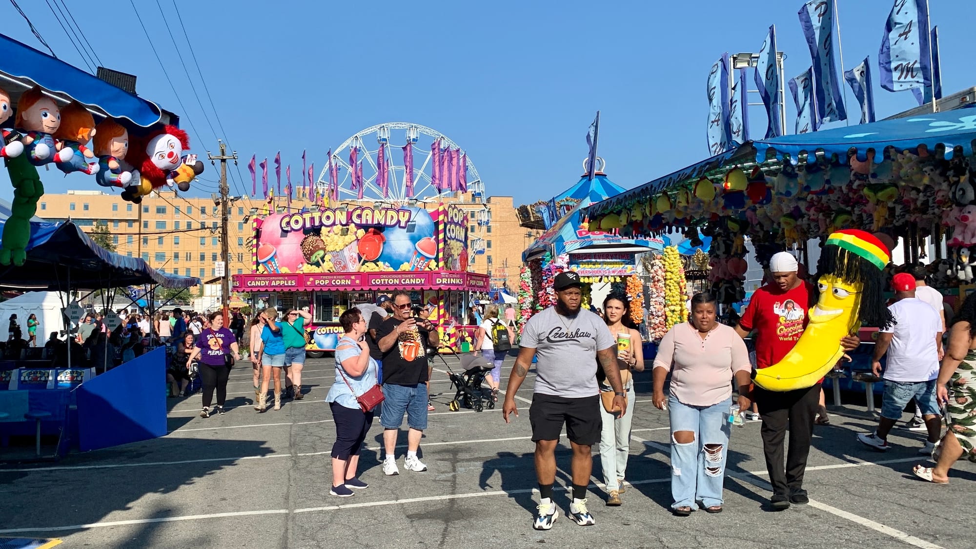 The crowd at the Great Allentown Fair.