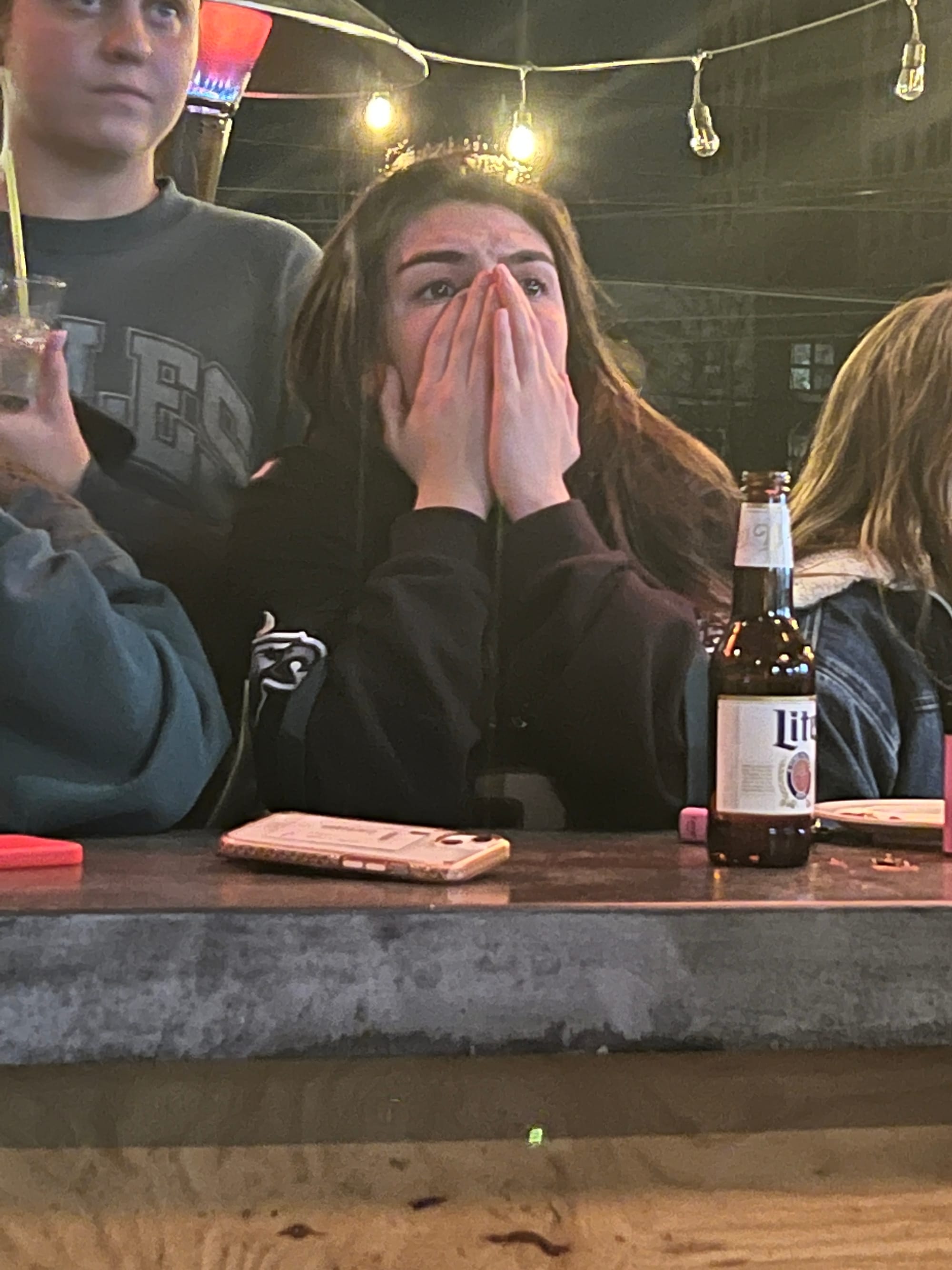 Many Lehigh Valley Eagles fans watched the 2023 Super Bowl from The Nest, an Eagles-themed sports bar.