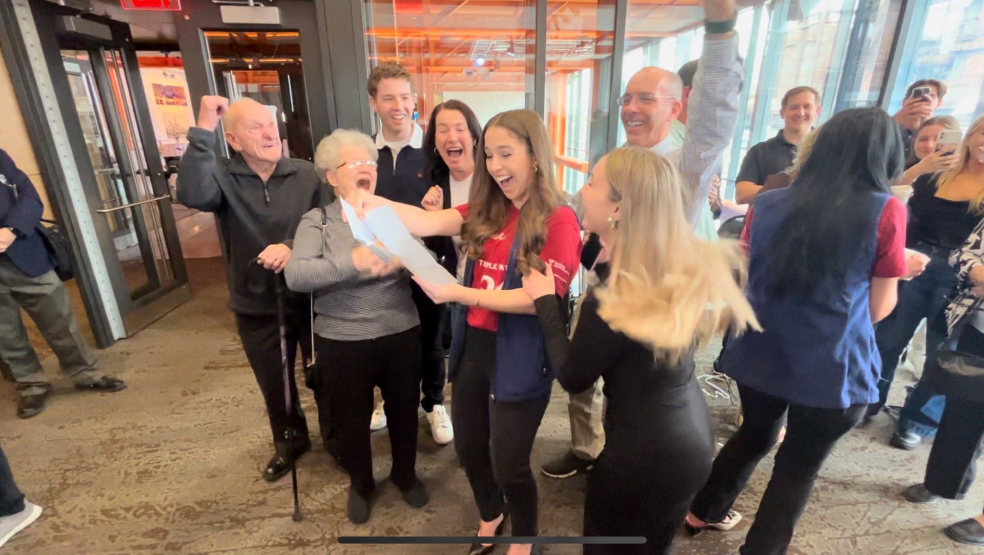 Medical student Eva Munshower finds out she is headed to St. Luke's for her residency on Match Day.