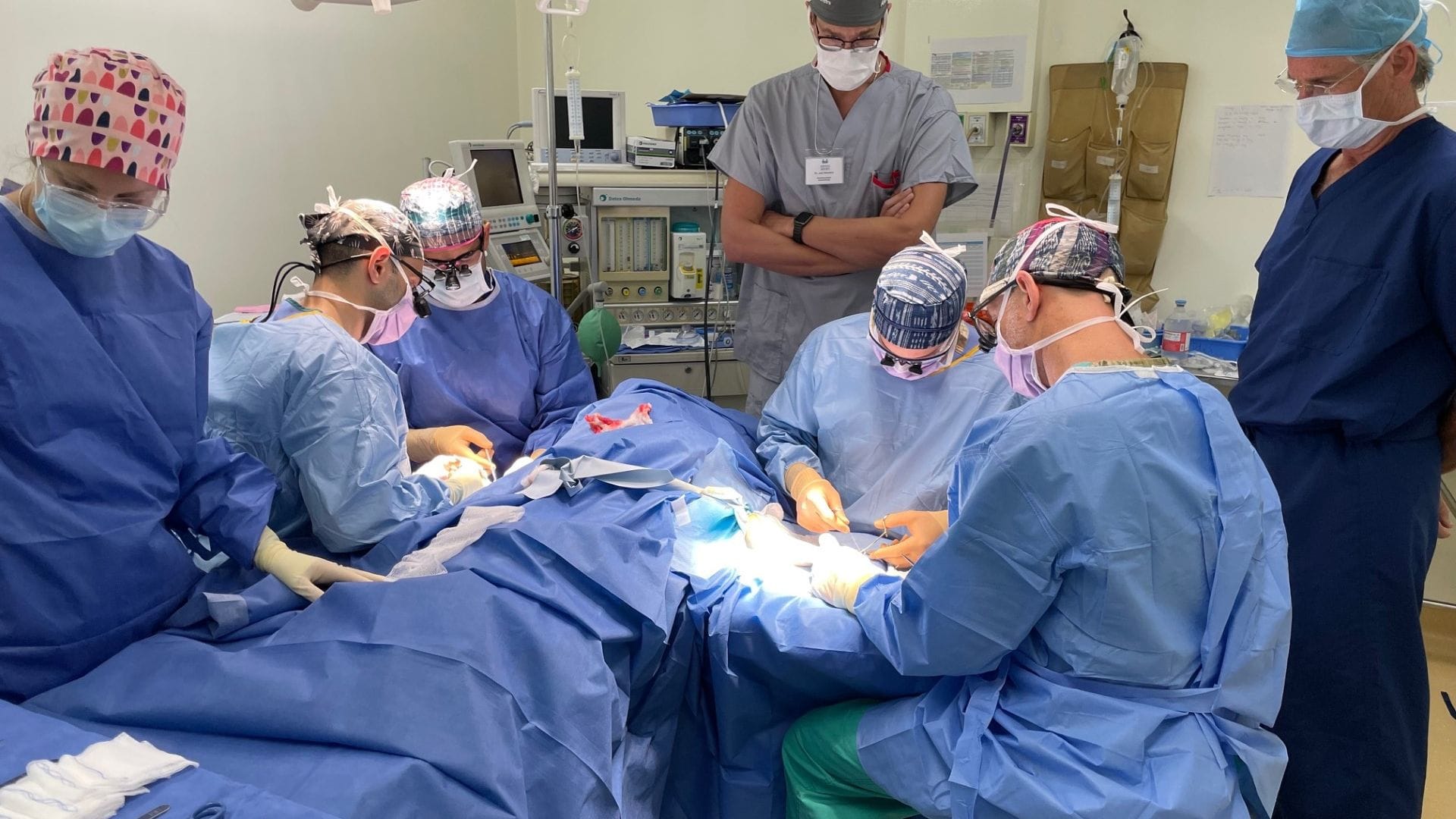 Pictures from past mission trips where Dr. Talsania performed free surgeries in Guatemala.