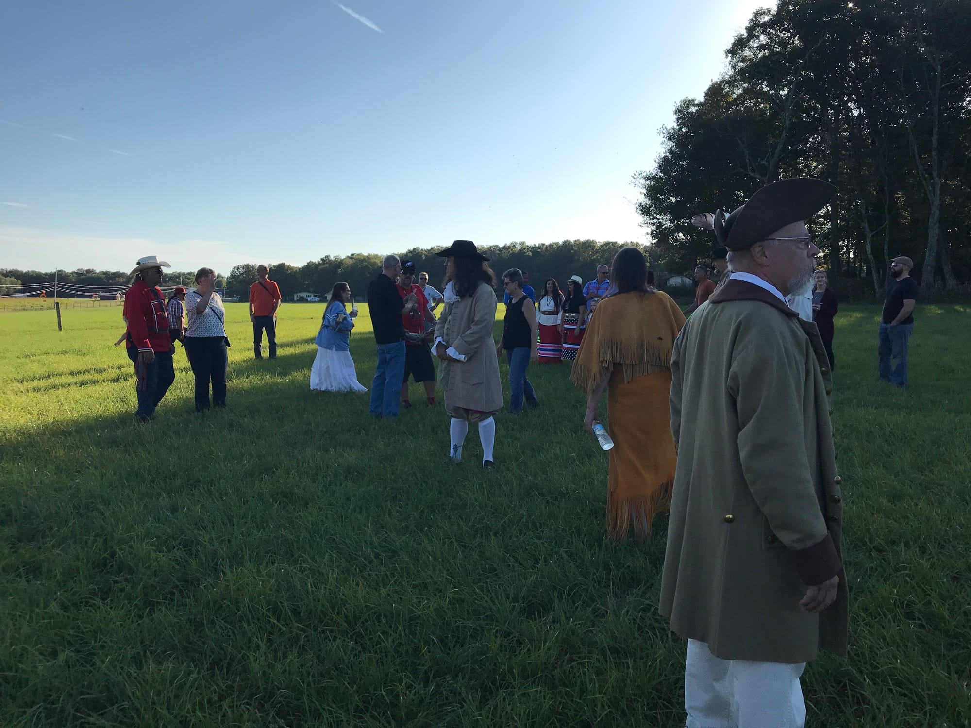 "The Walking Purchase Healing Journey” took place Sept. 21, 2019. Members of the Lenape Nation of Pennsylvania and the Bachma