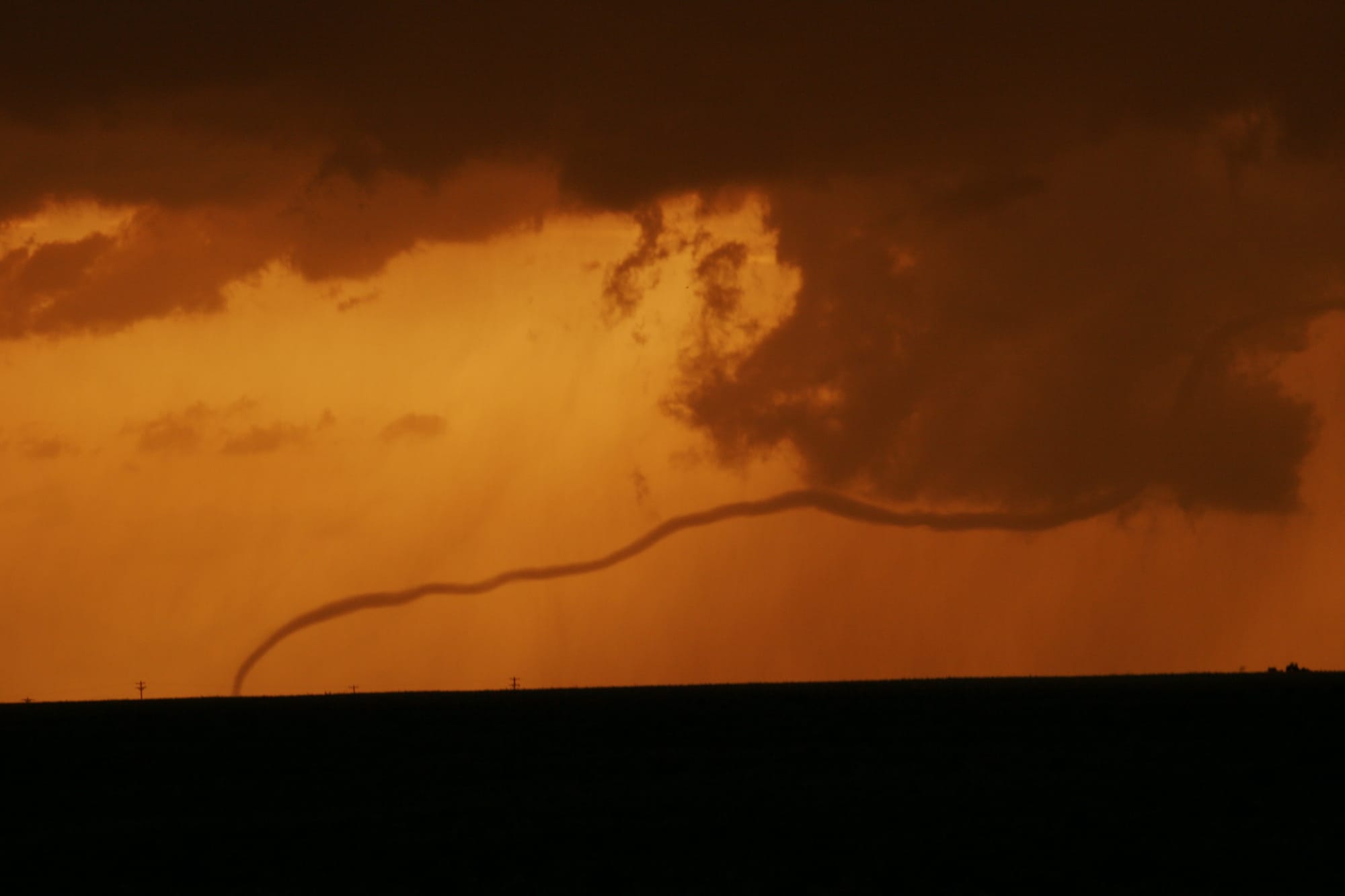 A tornado in Kansas.