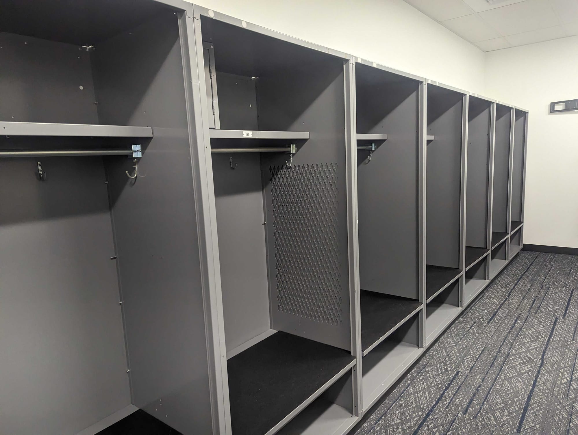 New visiting coaches locker room at Coca-Cola Park.