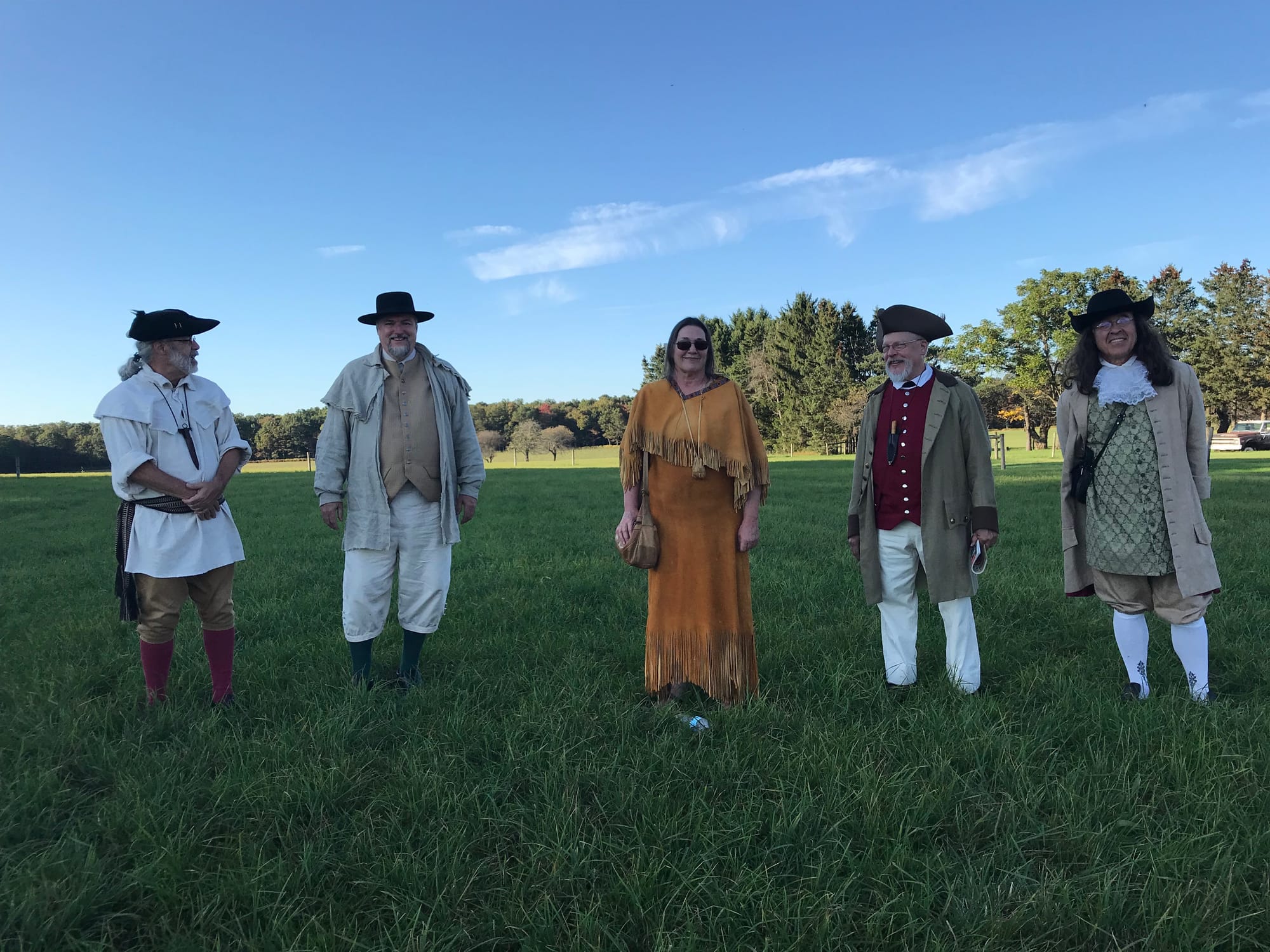 "The Walking Purchase Healing Journey” took place Sept. 21, 2019. Members of the Lenape Nation of Pennsylvania and the Bachma