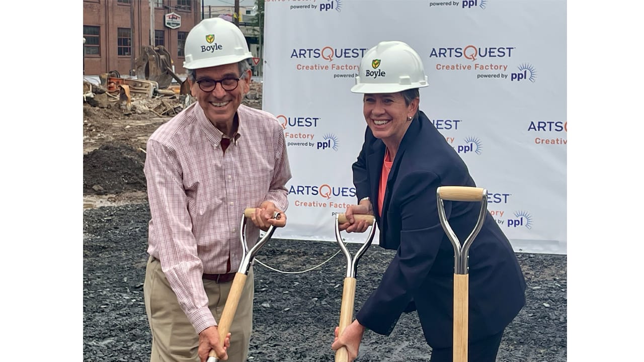ArtsQuest and community partners break ground for new Creative Factory powered by PPL -- Re-Imagine That!