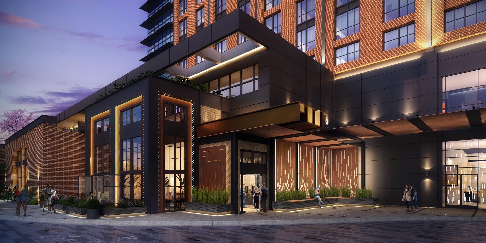 A rendered image of what the exterior of the Wind Creek Bethlehem expansion will look like.