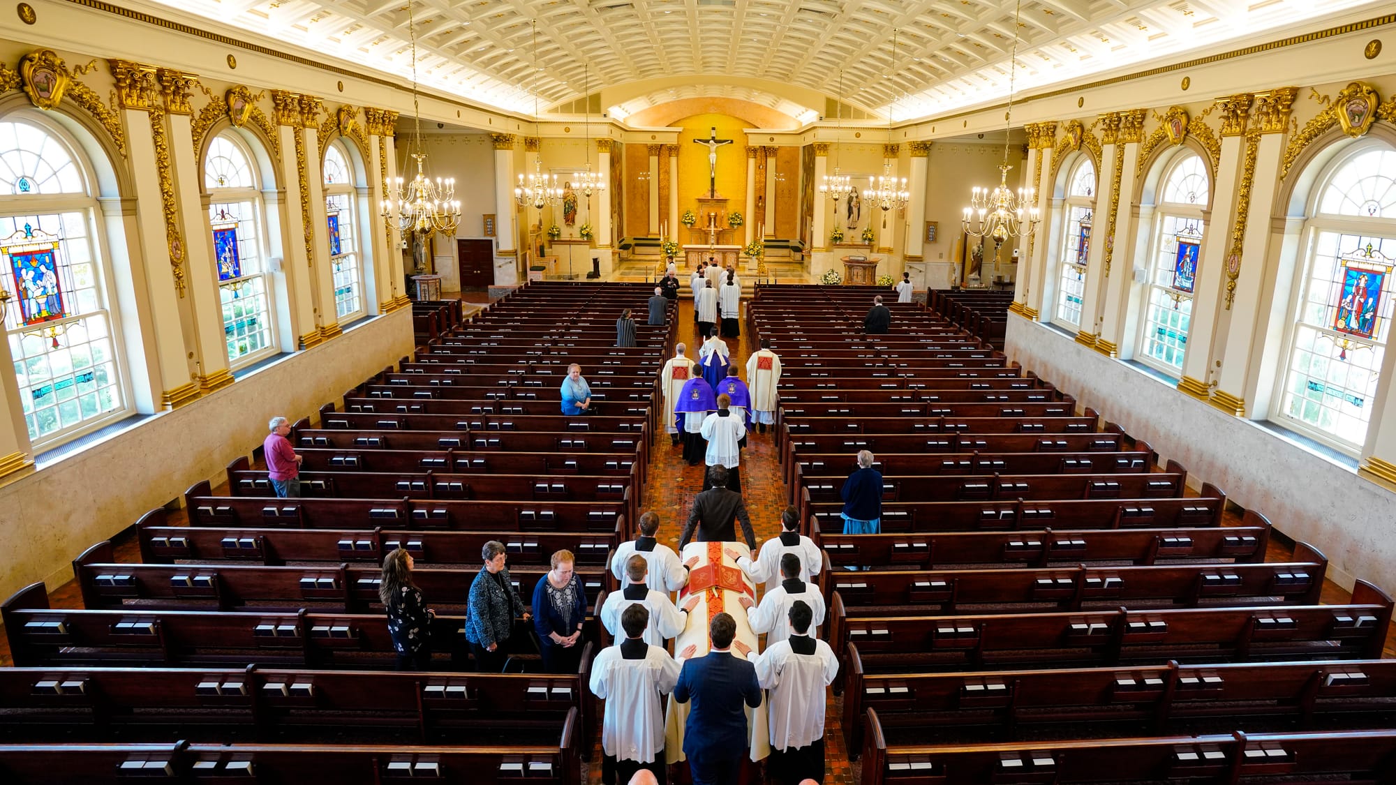 Ceremonies of Reception of the Body and Visitation for The Most Reverend Edward Peter Cullen, D.D., third Bishop of Allentown