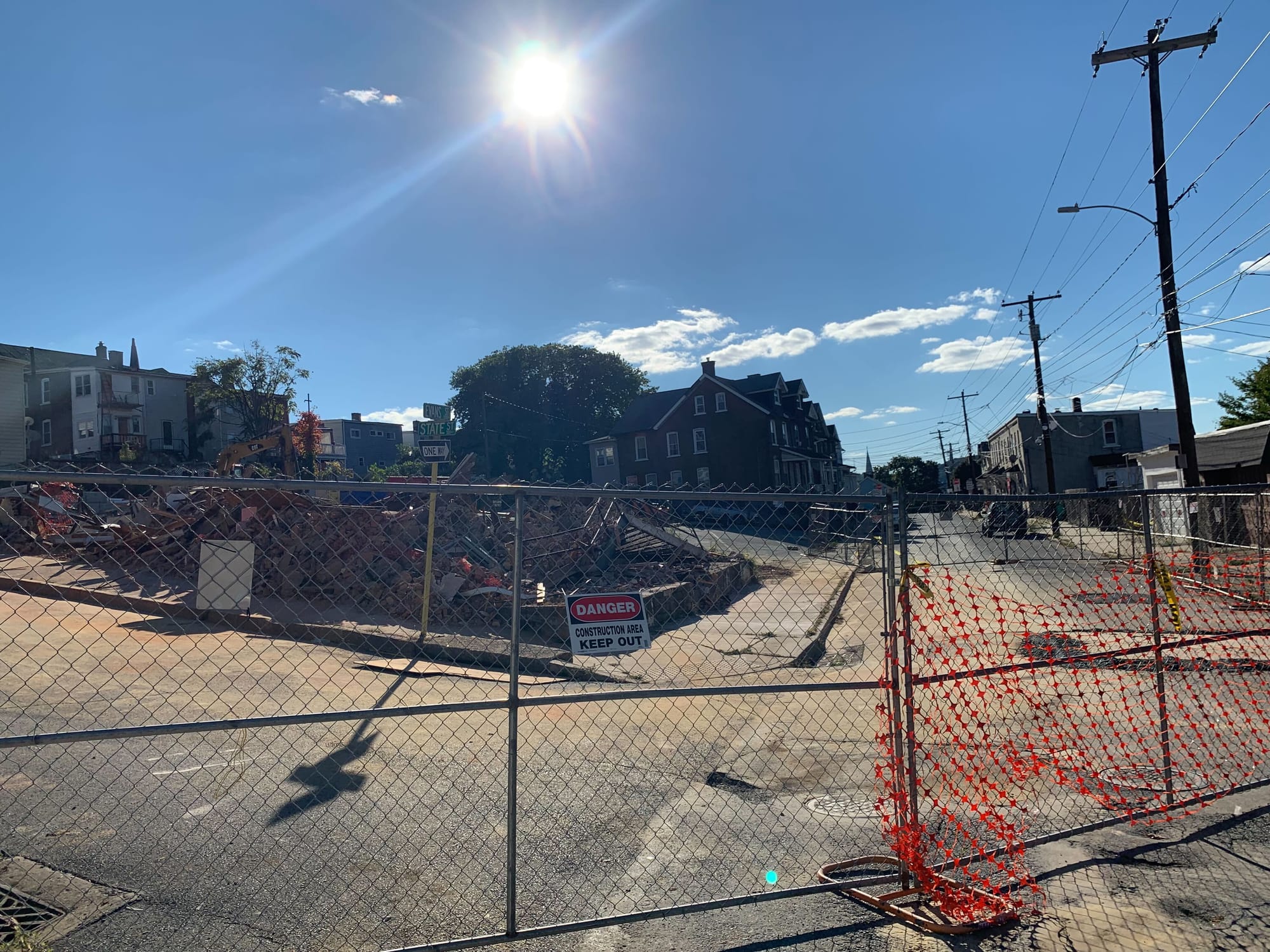 An empty lot Saturday at 946 Evans Street following the demolition of the former Casa Blanca nightclub.