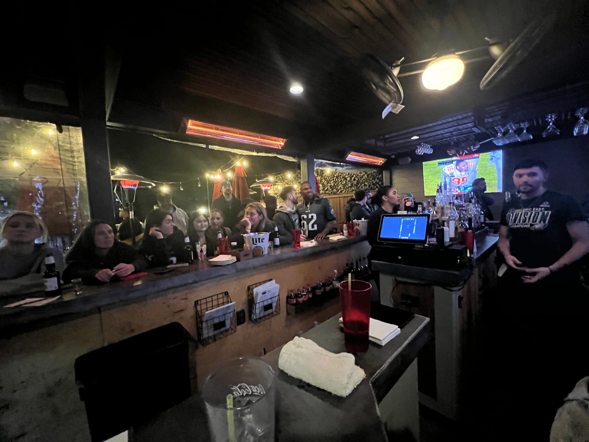 Many Lehigh Valley Eagles fans watched the 2023 Super Bowl from The Nest, an Eagles-themed sports bar.