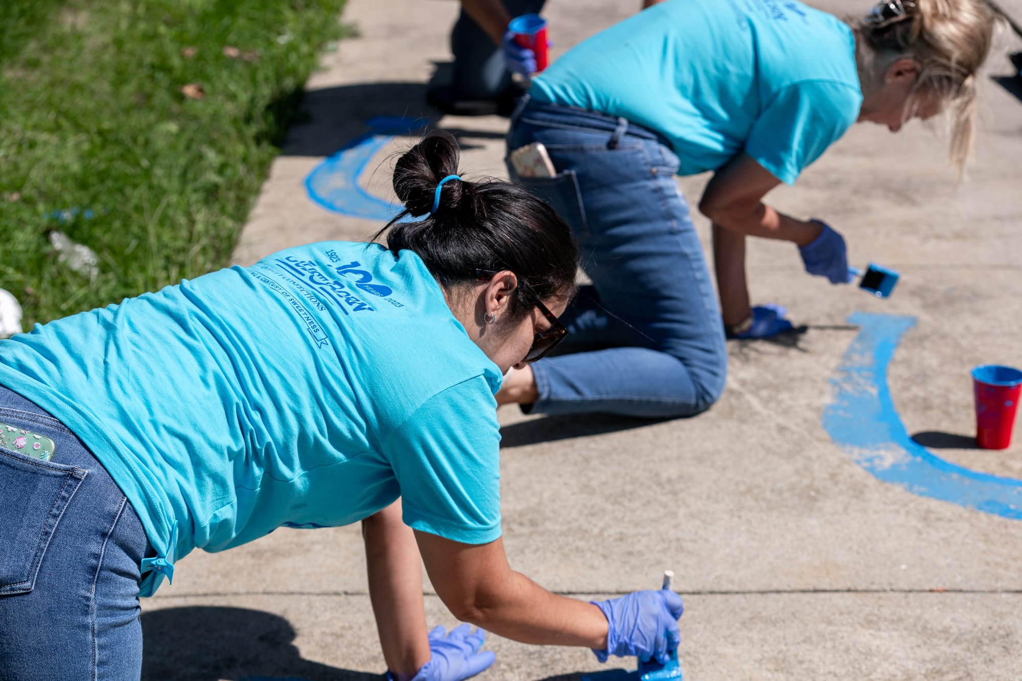 Volunteers were working during the United Way's 30th annual Day of Caring on Sept. 14, 2023.