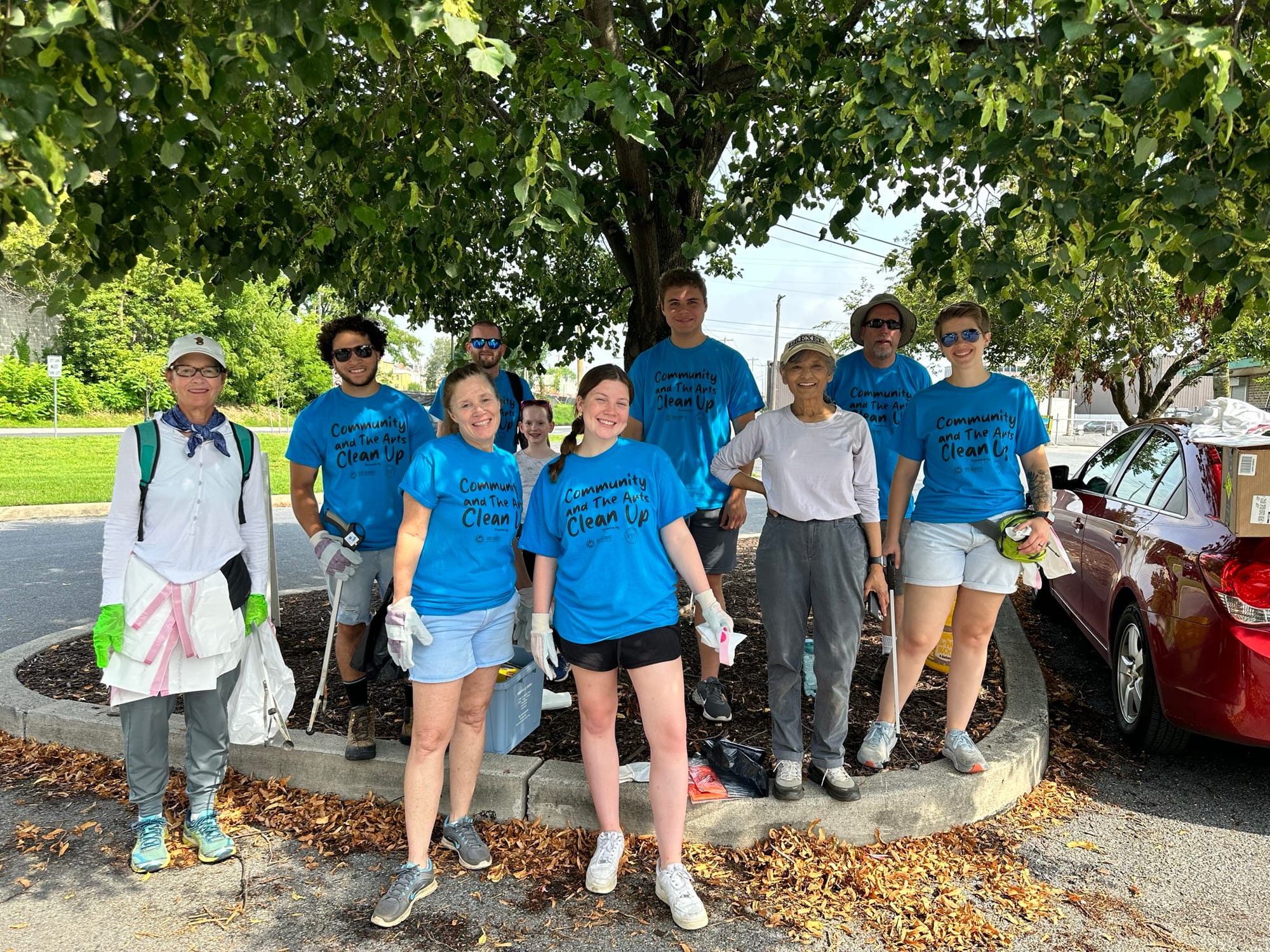 More than 50 bags of trash were collected from Allentown's streets Saturday as part of the Community and The Arts Clean Up.
