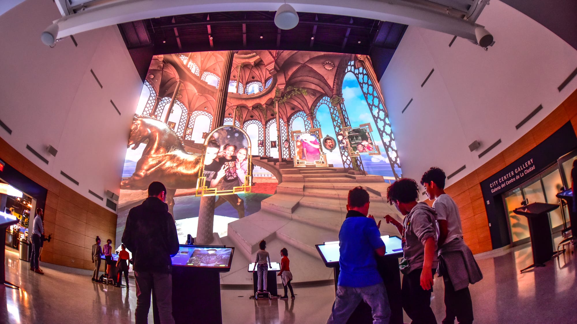 Students learn in Curiosity Hall. The Da Vinci Science Center at 815 Hamilton Street, Allentown, held a preview day on Wednes