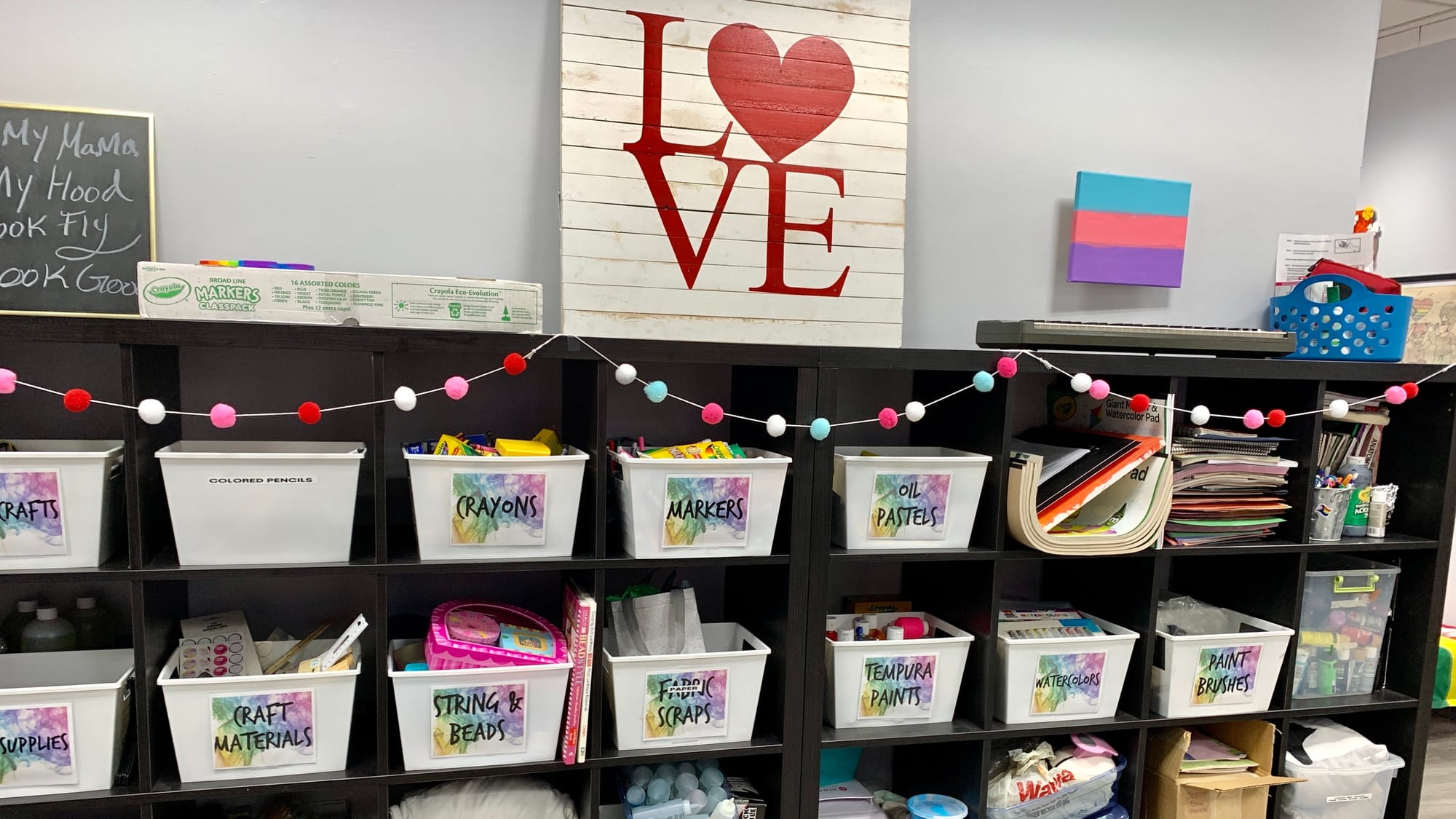 The craft supplies at Silk Lehigh Valley.