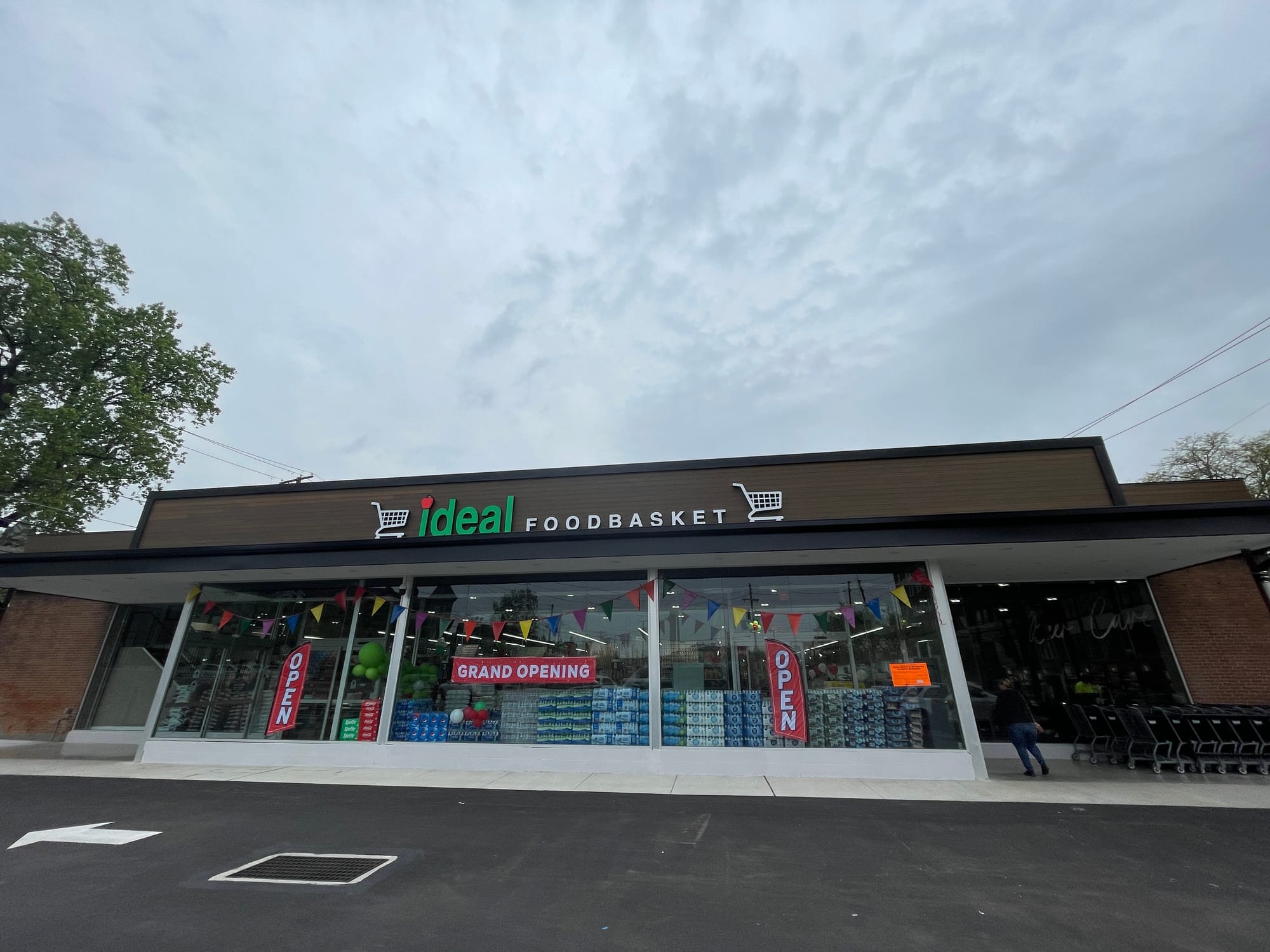 Ideal Food Basket at 410 Montclair Ave. has set up shop at the old Ahart's Market property.