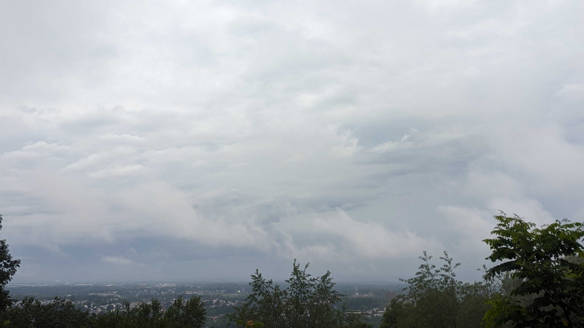 Skies over Bethlehem from atop the Lehigh University campus.