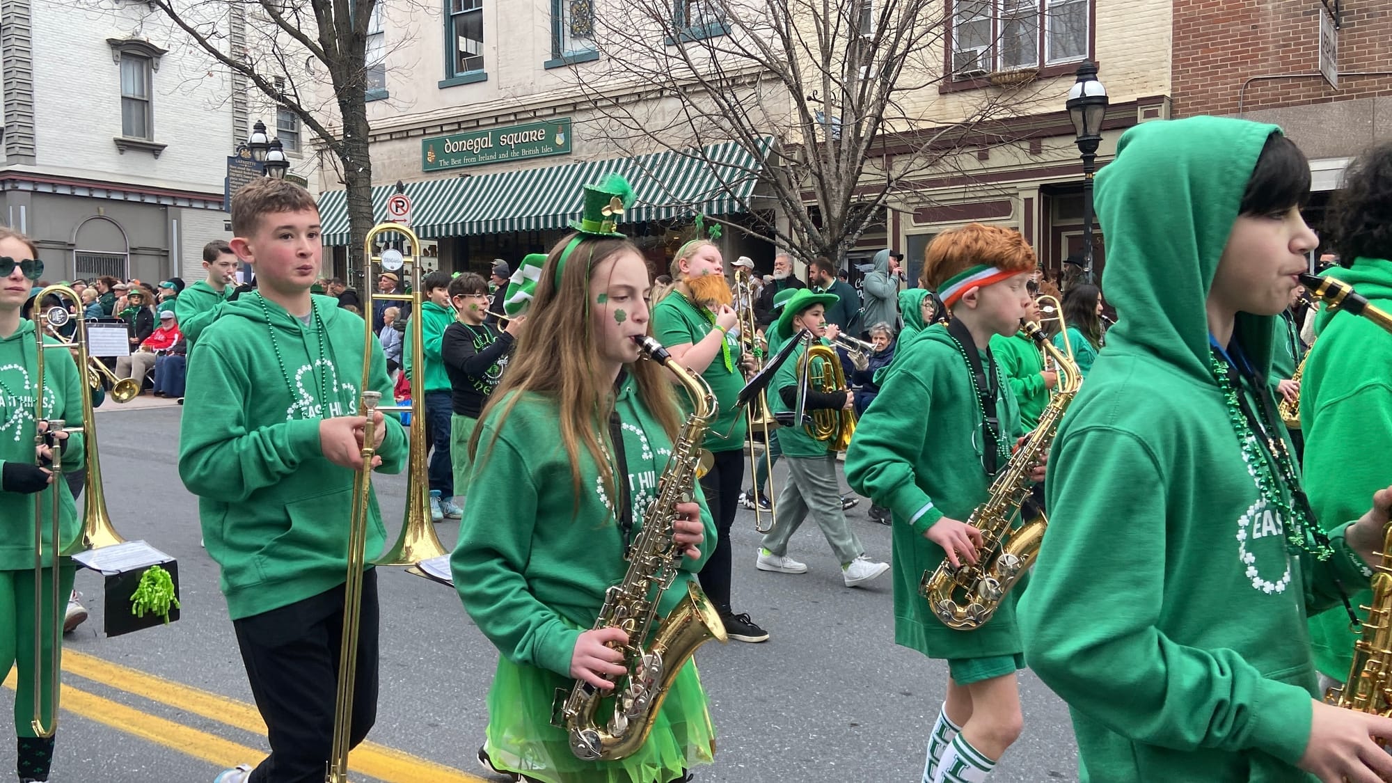 The Parade of Shamrocks, hosted by Celtic Cultural Alliance, kicked off at 1 p.m. Saturday, winding its way through the city’