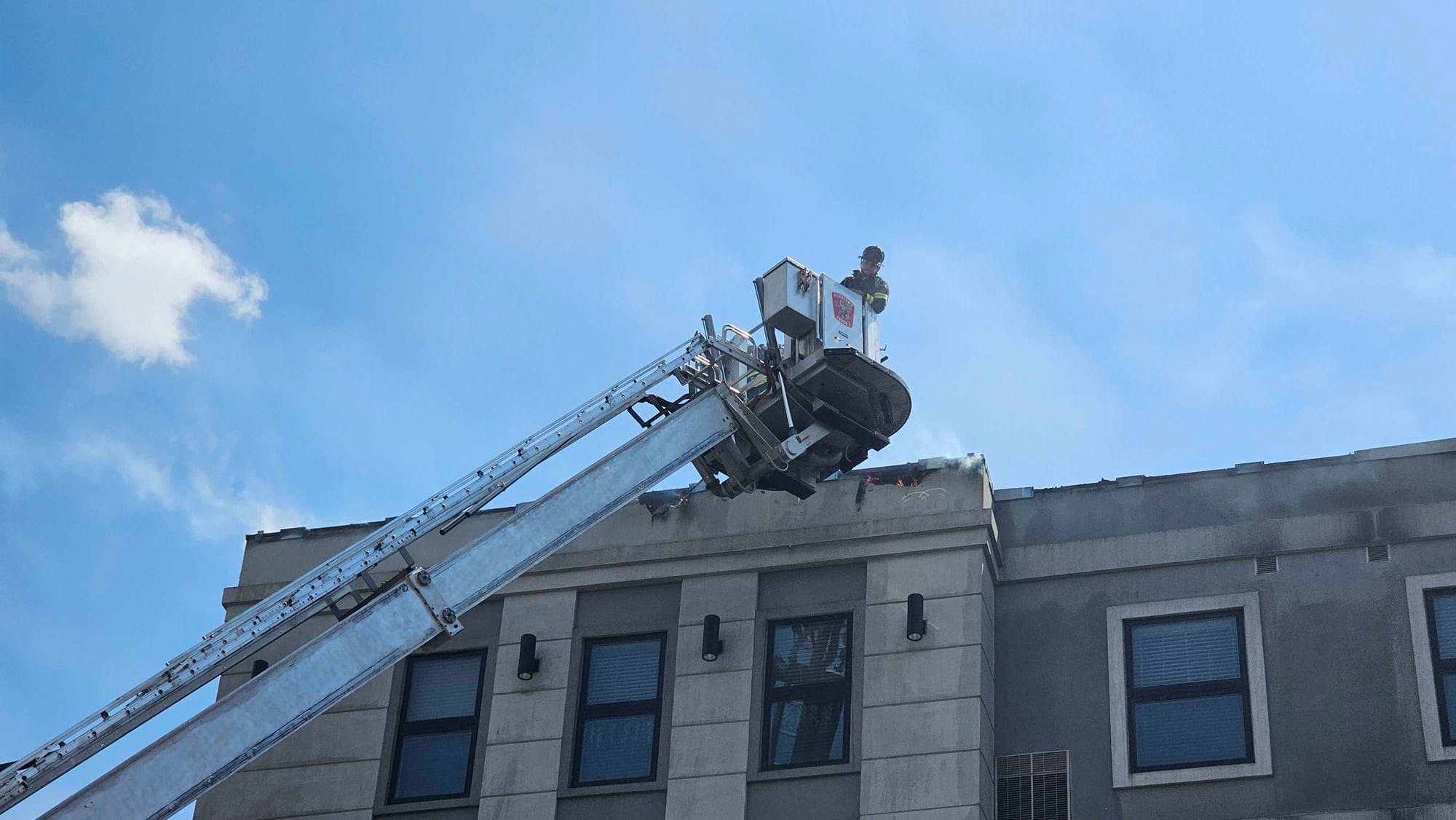 A fire broke out at Five10 Flats in Bethlehem Friday afternoon. Crews from around the region came to Bethlehem to assist in b