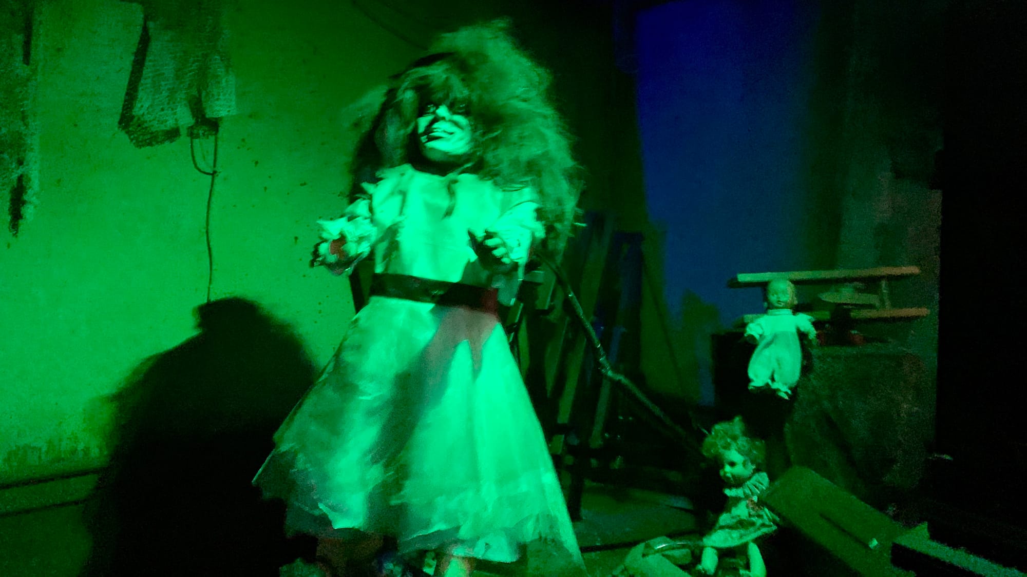 Dolls haunted the maze The Ghost In The Machine.