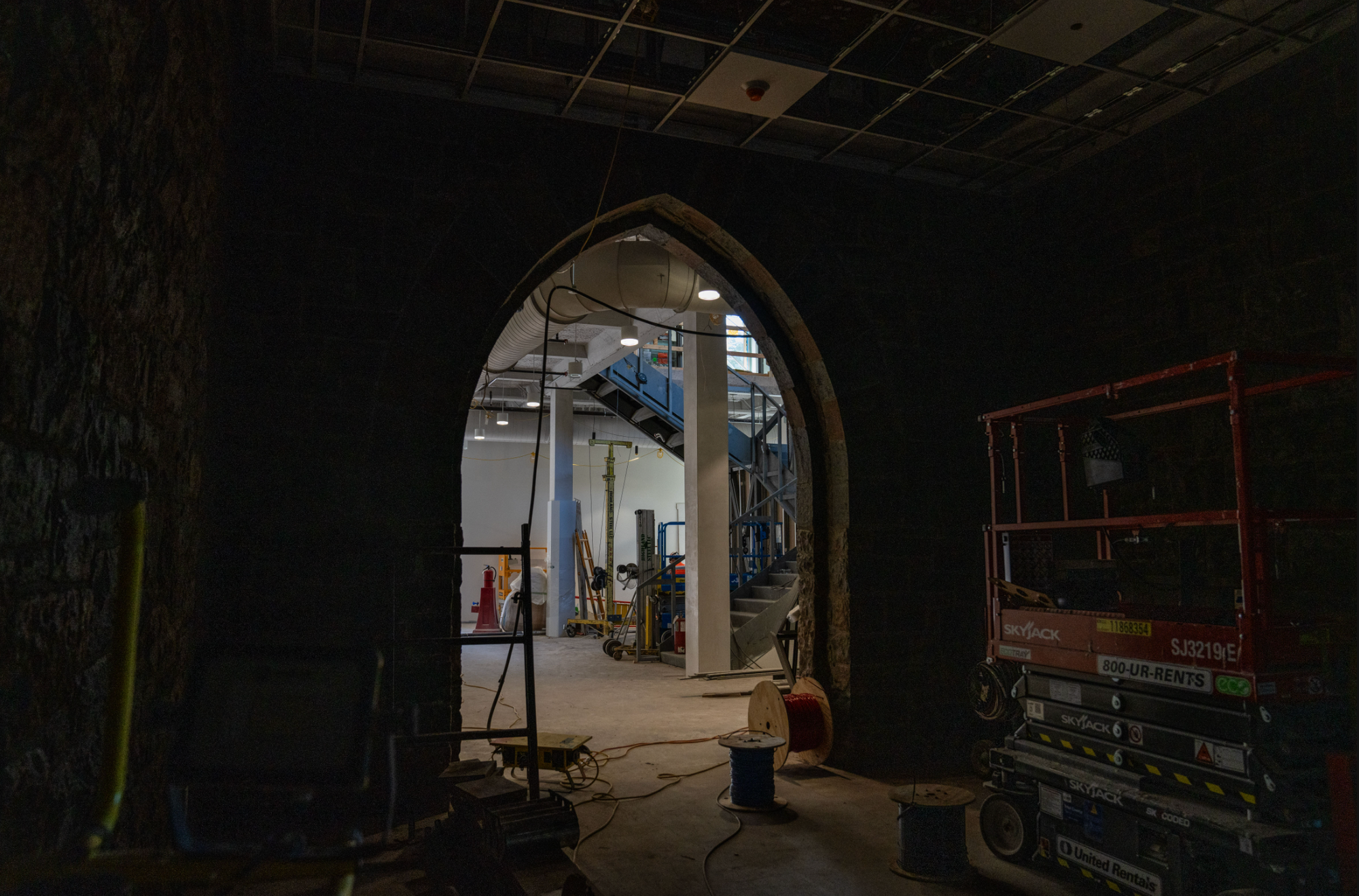 To complete the $70 million renovation project to Lehigh University's Packer Hall, the building has been under construction f