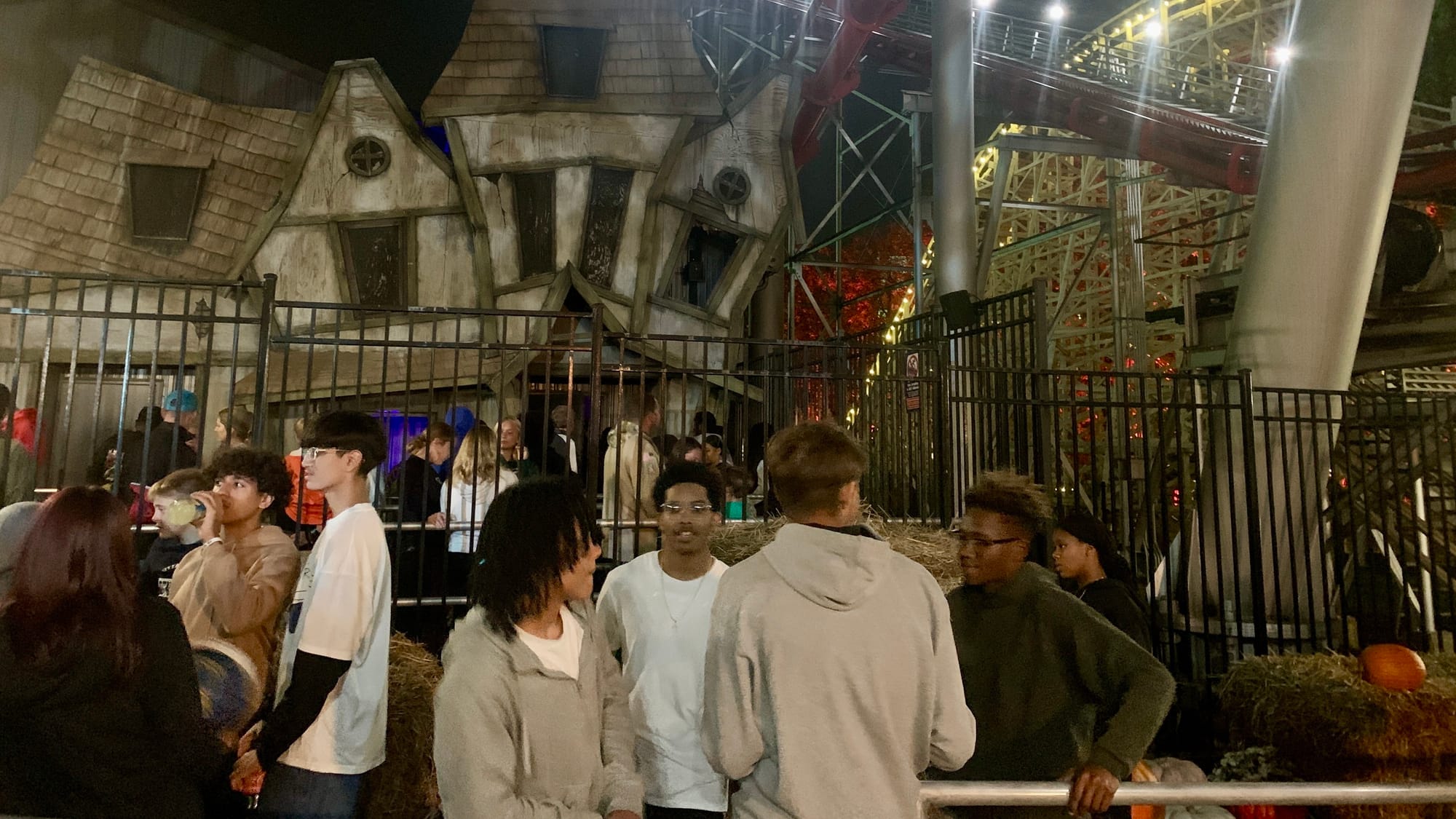 A maze at Dorney Park's Halloween Haunt.