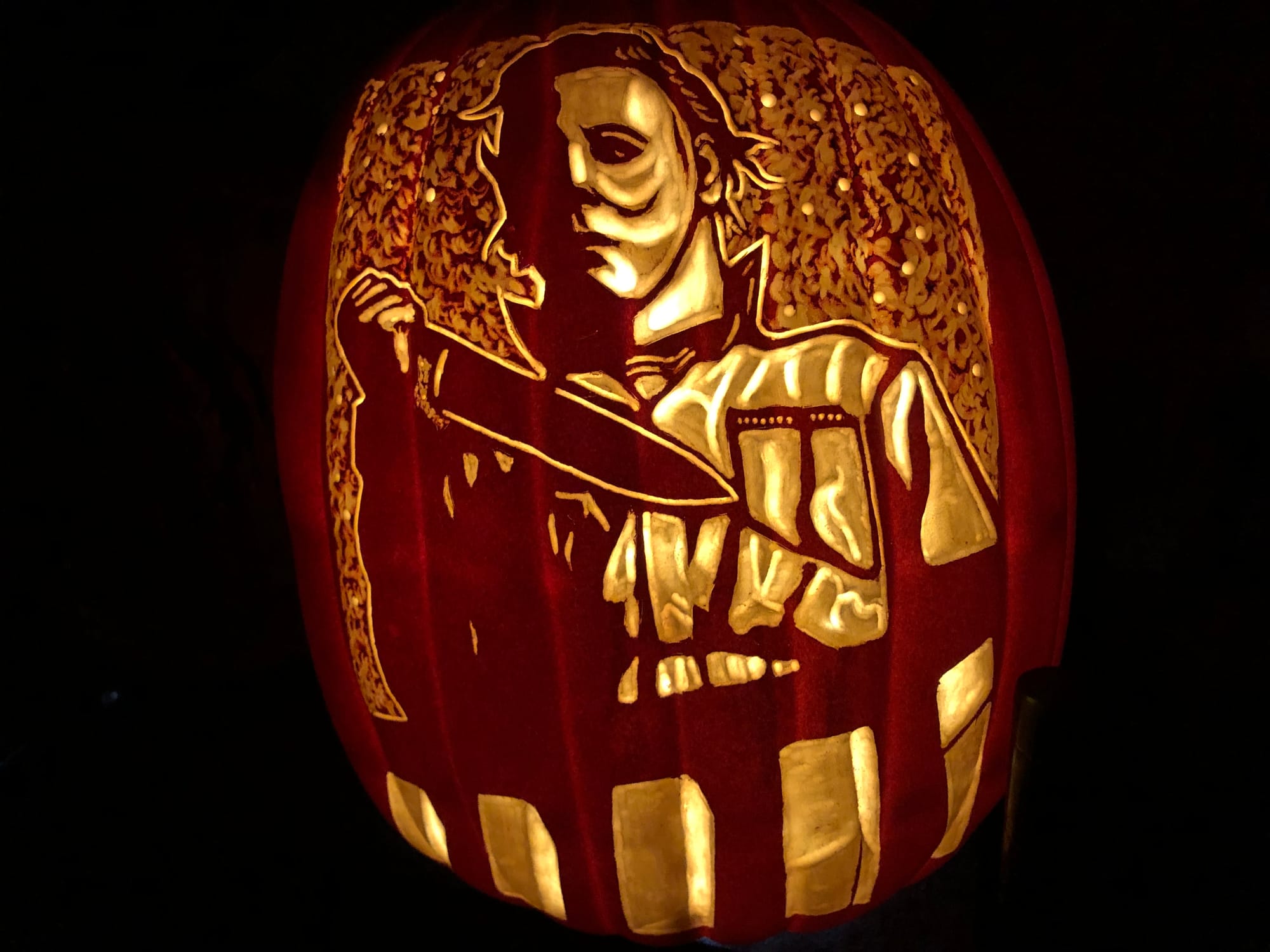 It can take hours or even days for Ian Fetterman, of Palmer Township, to meticulously carve intricate scenes onto the skin of