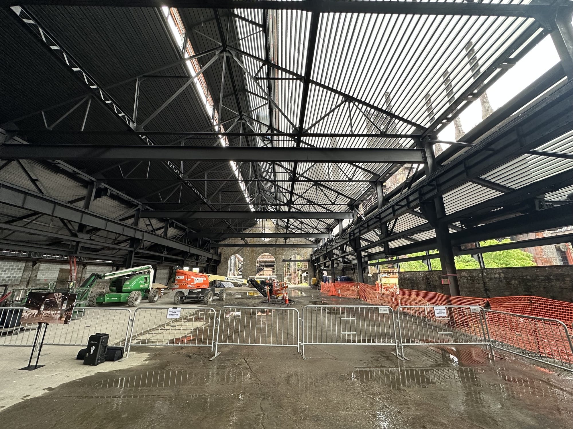 The current inside of the former Bethlehem Steel Turn and Grind shop at SteelStacks, which ArtsQuest will renovate into an ev