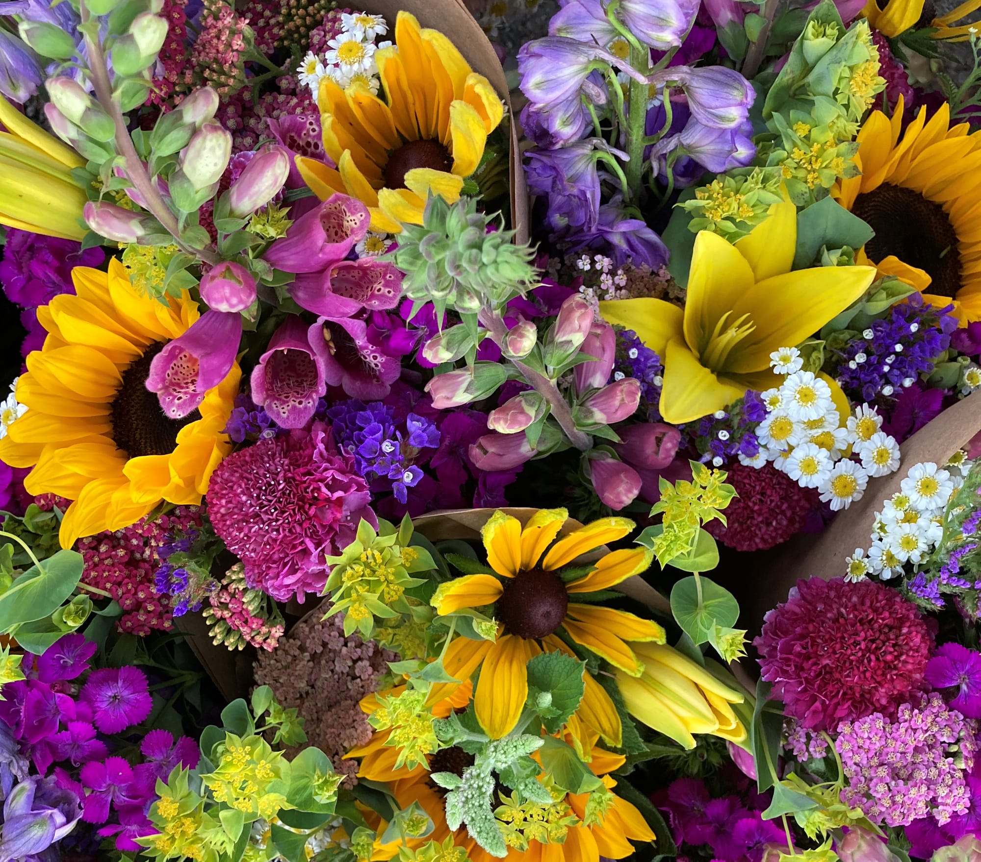 CSA bouquets from Bee Well Blooms in Upper Saucon Township