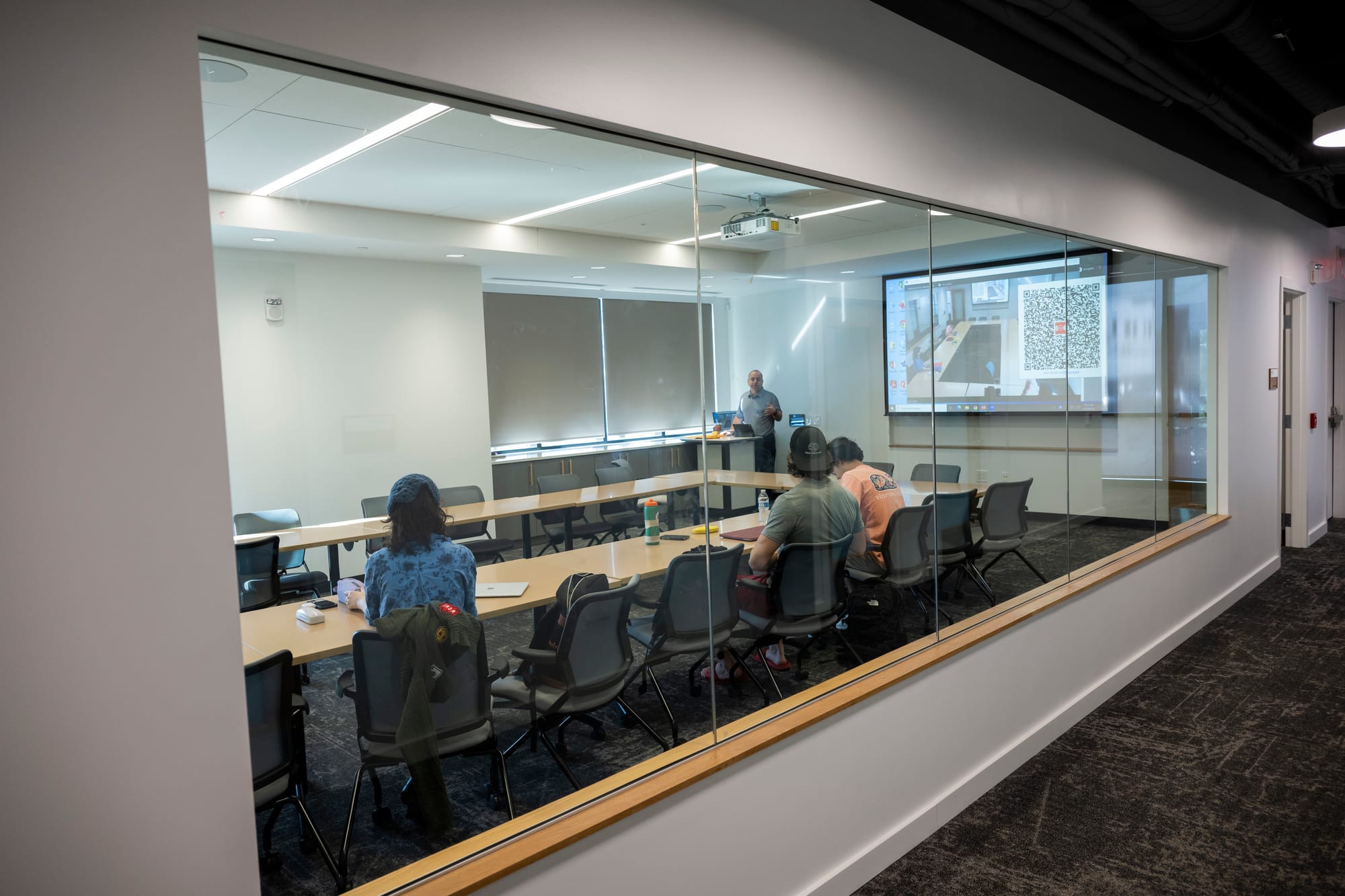 The first new building on Muhlenberg’s campus in more than a decade, the Fahy Commons for Public Engagement and Innovation, 2