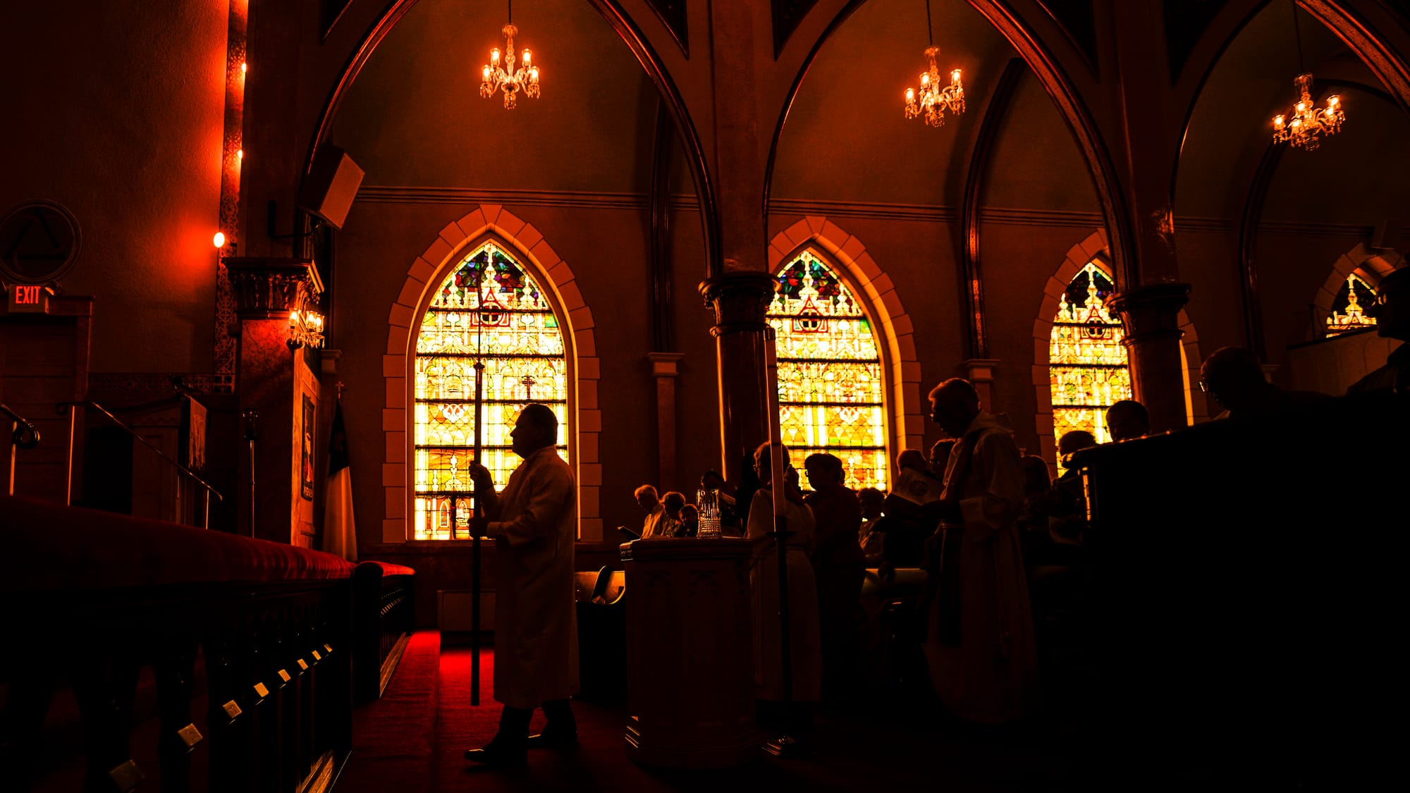 A Thanksgiving and Leave-Taking service was held at St. John's Windish Evangelical Lutheran Church in Bethlehem Sunday, April